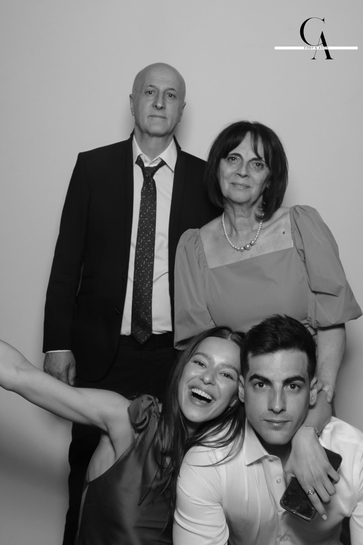 Cody & Agon | View more photos from the event at gallery.myselfiemirror.ca/u/romanmyselfiemirrorca/Cody-Agon