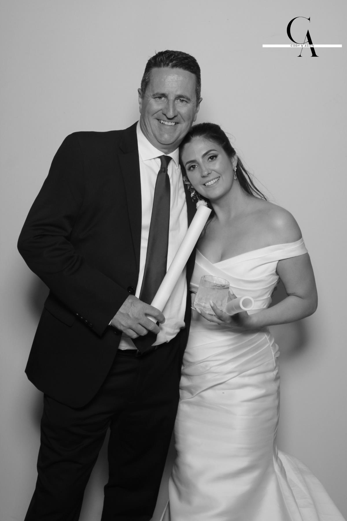 Cody & Agon | View more photos from the event at gallery.myselfiemirror.ca/u/romanmyselfiemirrorca/Cody-Agon