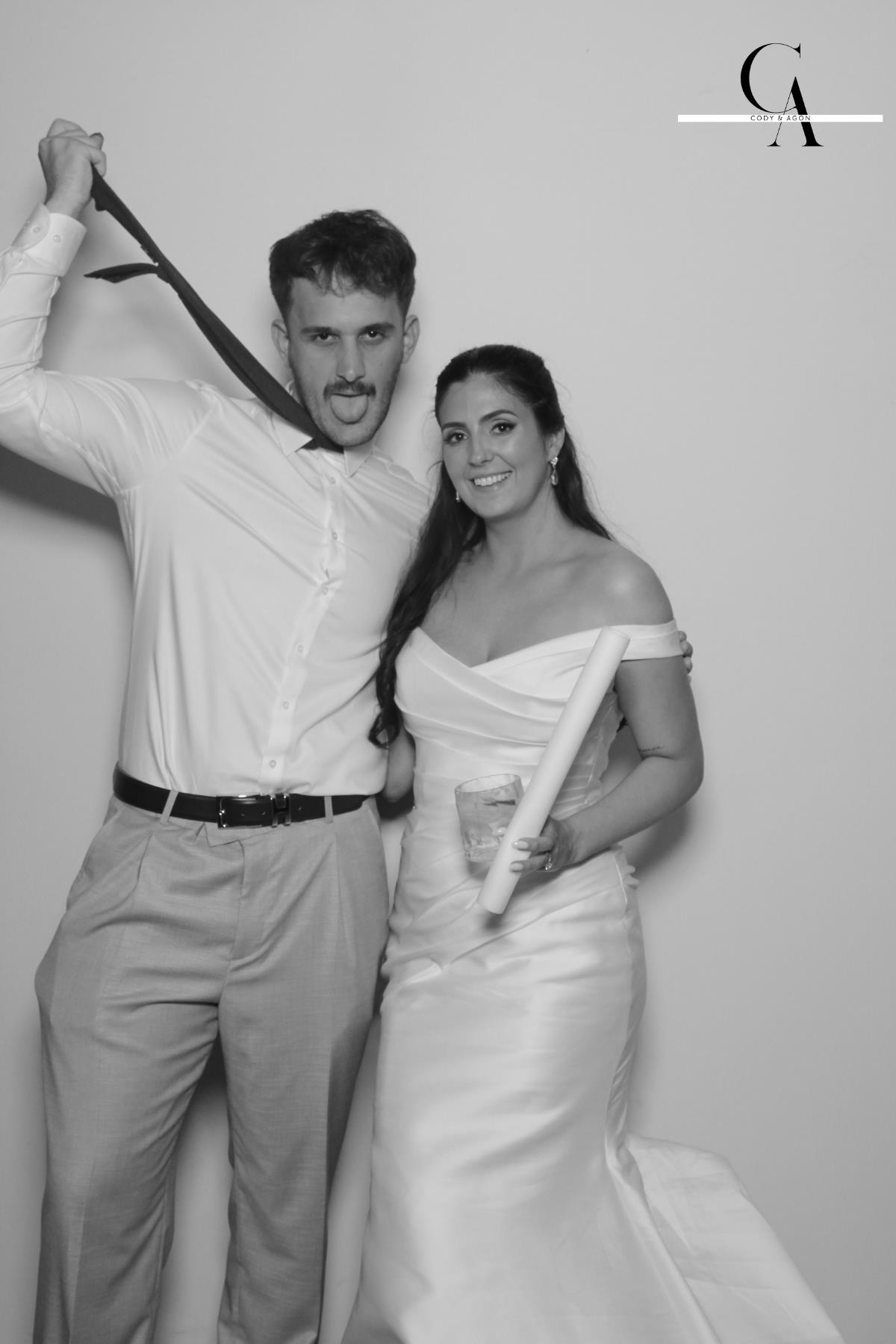 Cody & Agon | View more photos from the event at gallery.myselfiemirror.ca/u/romanmyselfiemirrorca/Cody-Agon