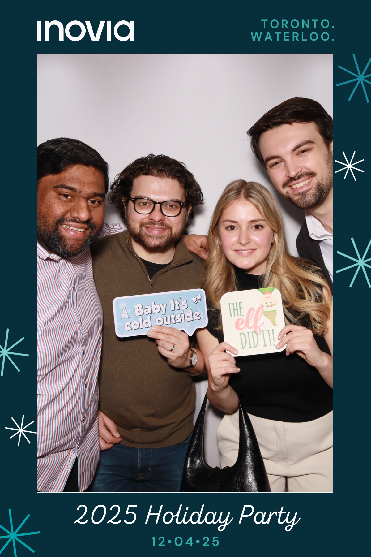 Inovia Holiday Party | View more photos from the event at gallery.myselfiemirror.ca/u/romanmyselfiemirrorca/Inovia-Holiday-Party