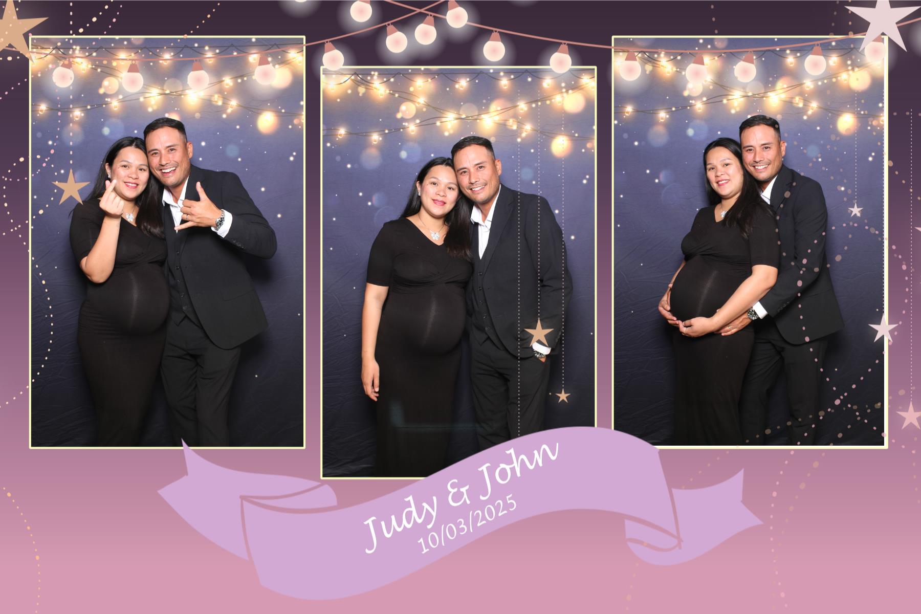 Judy & John | View more photos from the event at gallery.myselfiemirror.ca/u/romanmyselfiemirrorca/Judy-John