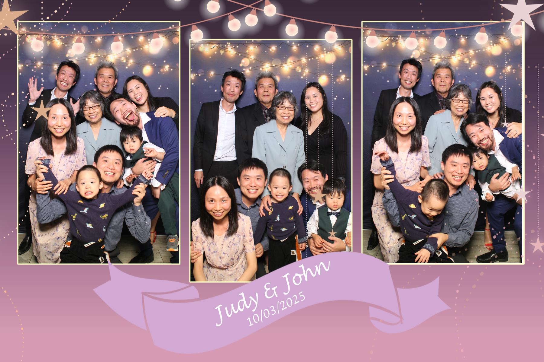 Judy & John | View more photos from the event at gallery.myselfiemirror.ca/u/romanmyselfiemirrorca/Judy-John