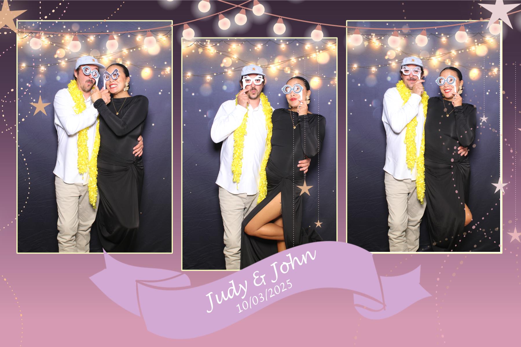 Judy & John | View more photos from the event at gallery.myselfiemirror.ca/u/romanmyselfiemirrorca/Judy-John