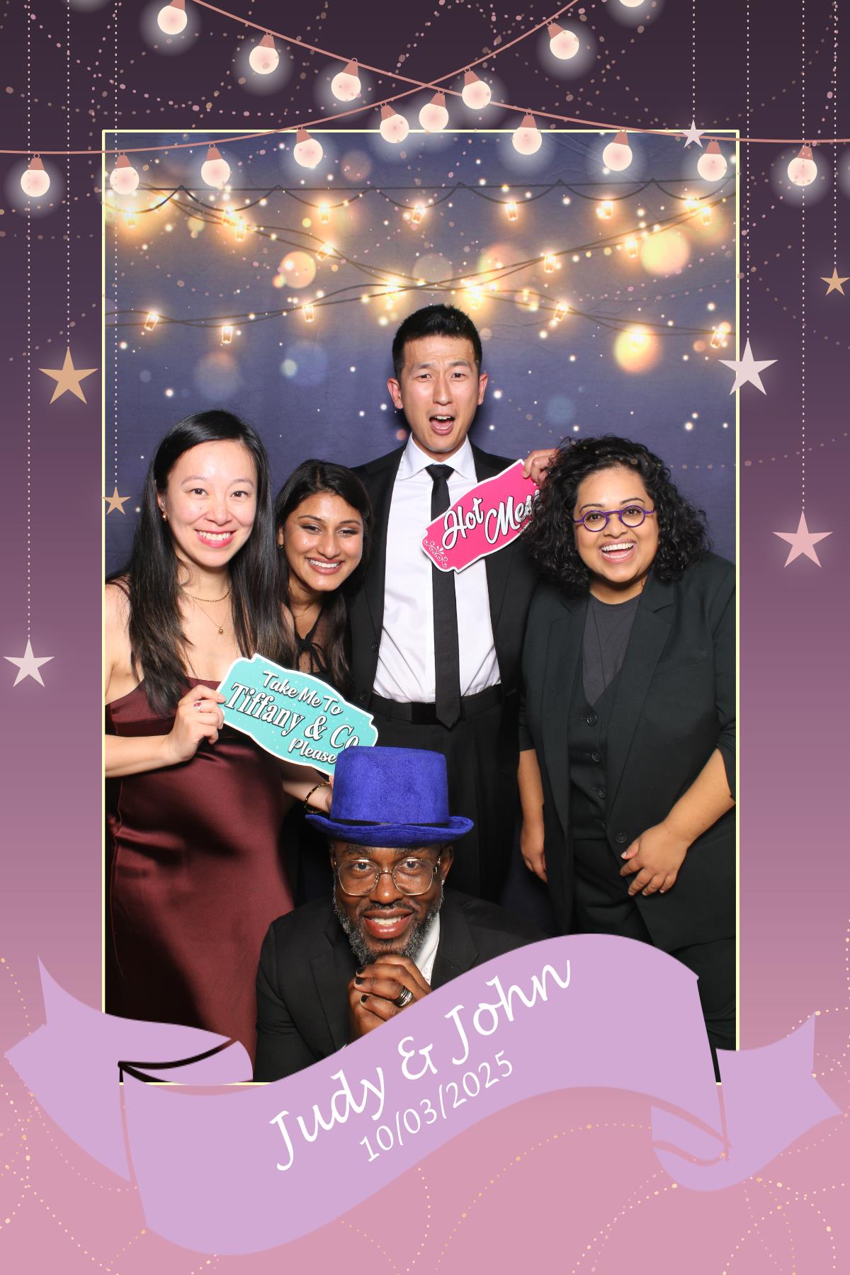 Judy & John | View more photos from the event at gallery.myselfiemirror.ca/u/romanmyselfiemirrorca/Judy-John