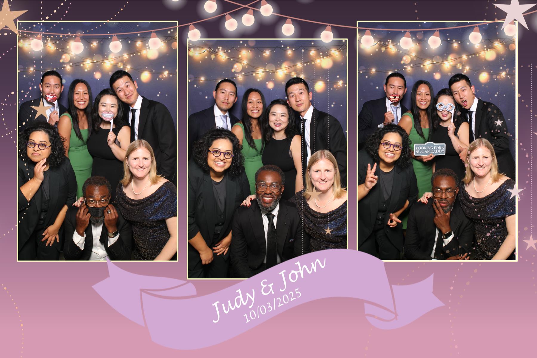 Judy & John | View more photos from the event at gallery.myselfiemirror.ca/u/romanmyselfiemirrorca/Judy-John