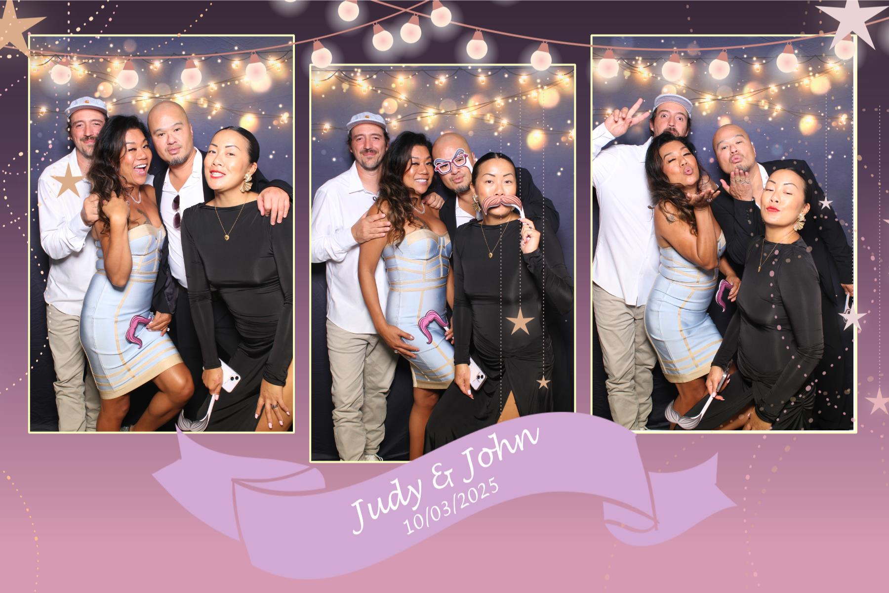 Judy & John | View more photos from the event at gallery.myselfiemirror.ca/u/romanmyselfiemirrorca/Judy-John