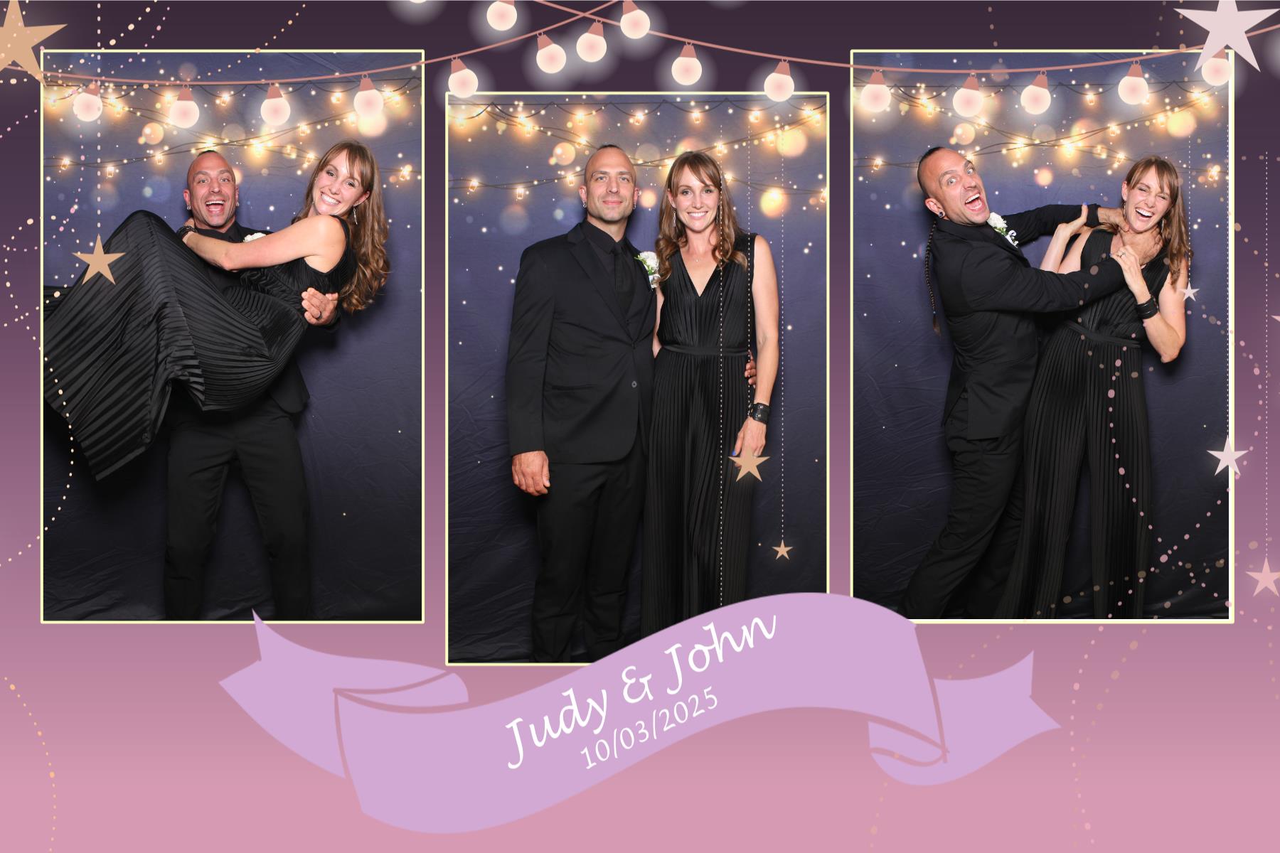 Judy & John | View more photos from the event at gallery.myselfiemirror.ca/u/romanmyselfiemirrorca/Judy-John