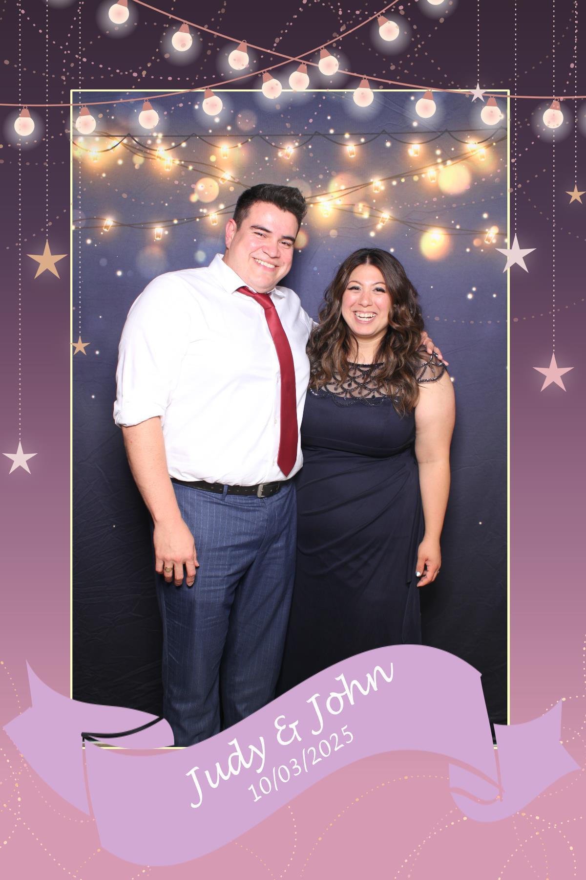 Judy & John | View more photos from the event at gallery.myselfiemirror.ca/u/romanmyselfiemirrorca/Judy-John