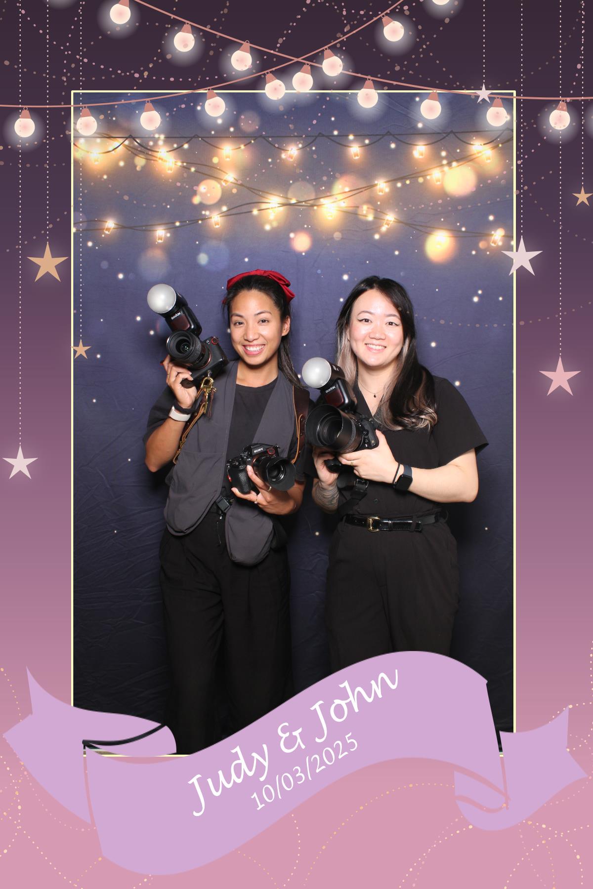 Judy & John | View more photos from the event at gallery.myselfiemirror.ca/u/romanmyselfiemirrorca/Judy-John