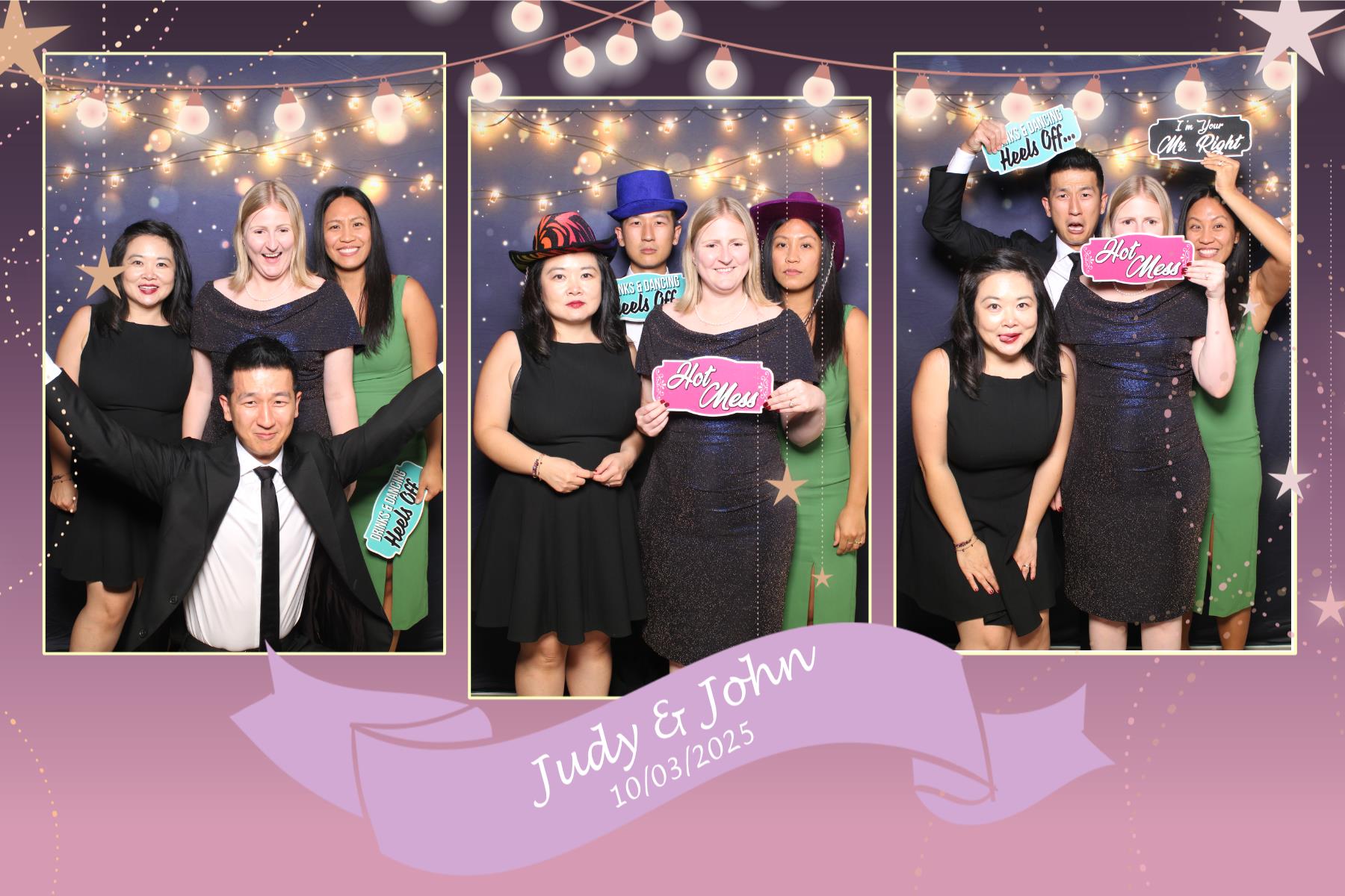 Judy & John | View more photos from the event at gallery.myselfiemirror.ca/u/romanmyselfiemirrorca/Judy-John