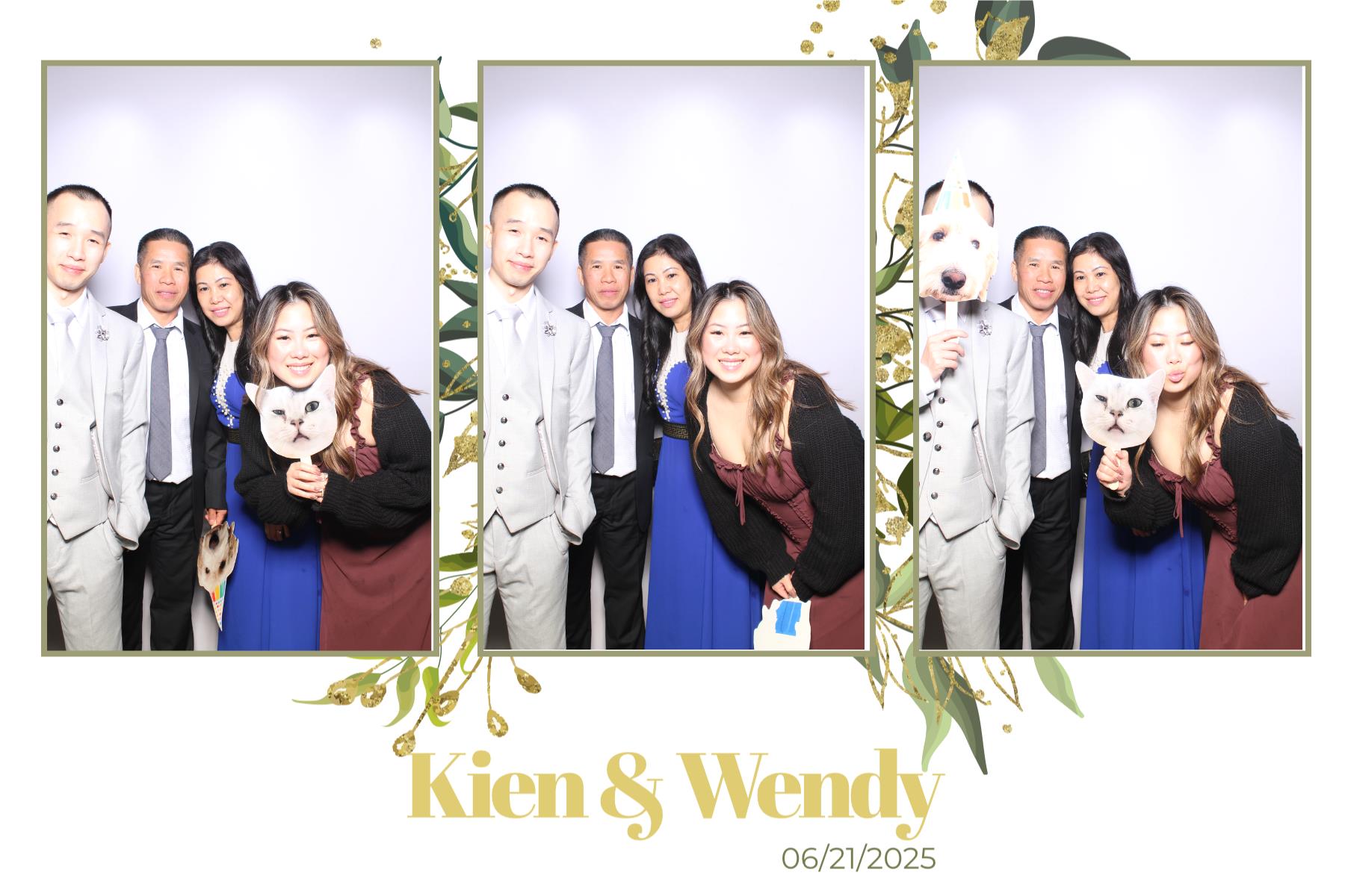 Kien & Wendy  | View more photos from the event at gallery.myselfiemirror.ca/u/romanmyselfiemirrorca/Kien-Wendy