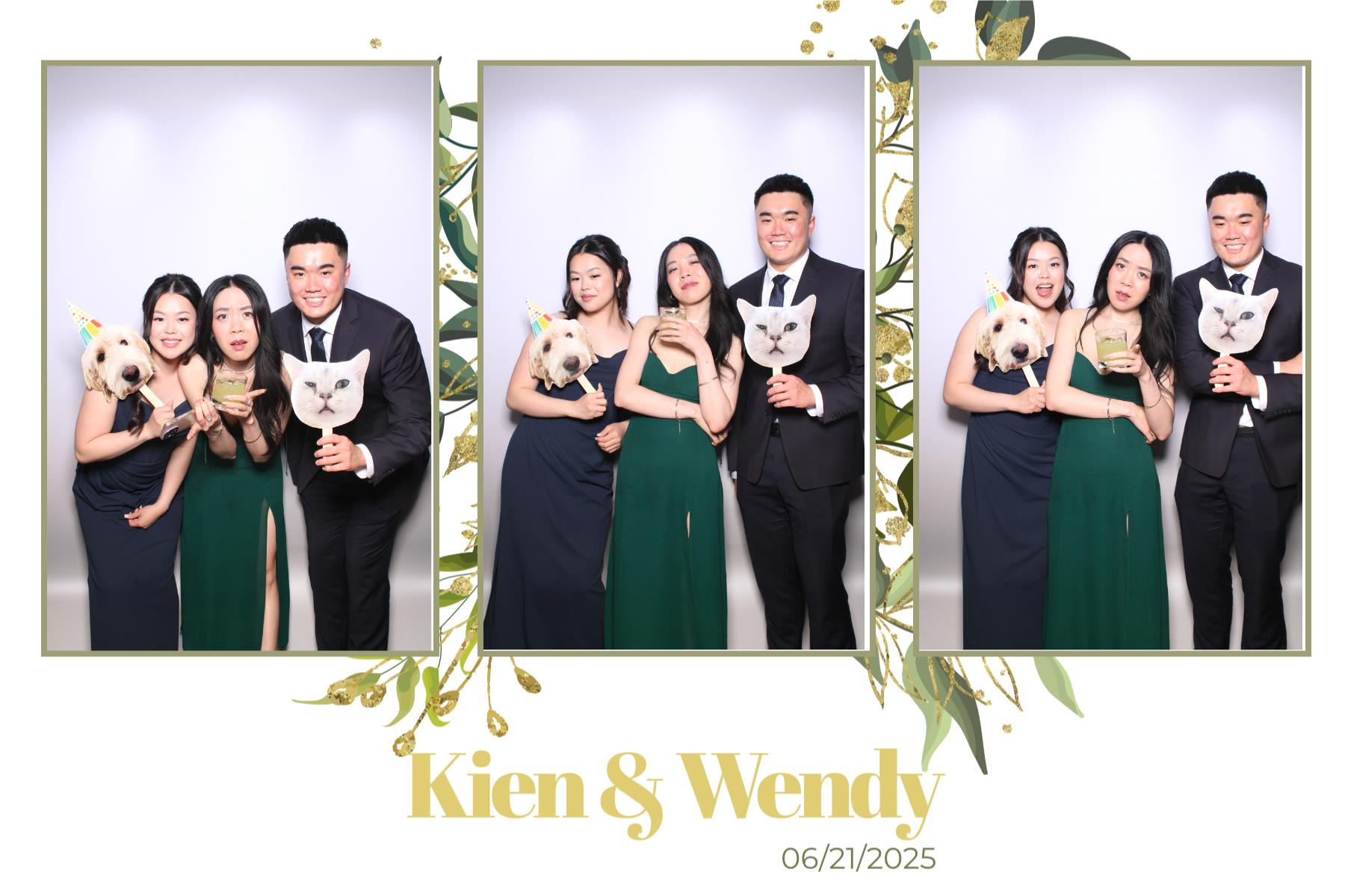 Kien & Wendy  | View more photos from the event at gallery.myselfiemirror.ca/u/romanmyselfiemirrorca/Kien-Wendy