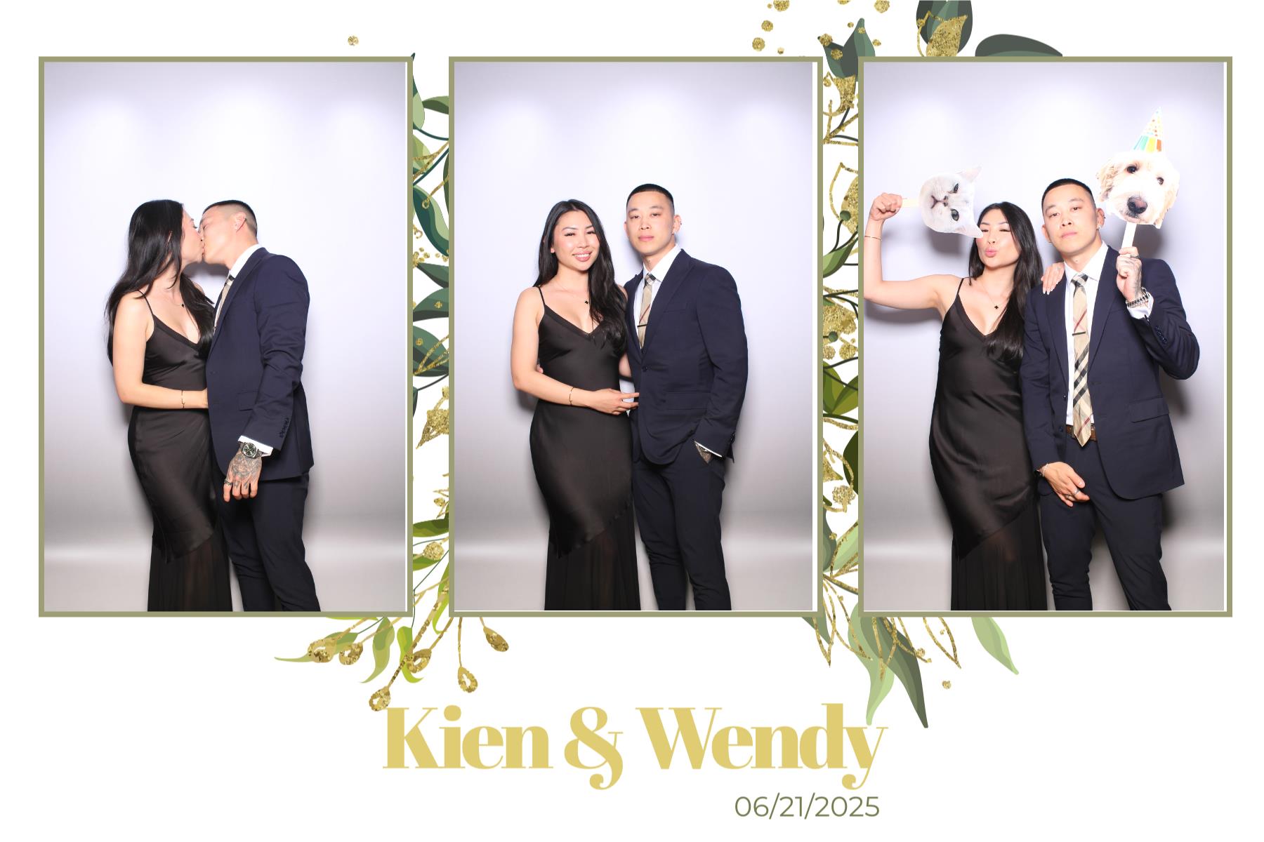 Kien & Wendy  | View more photos from the event at gallery.myselfiemirror.ca/u/romanmyselfiemirrorca/Kien-Wendy