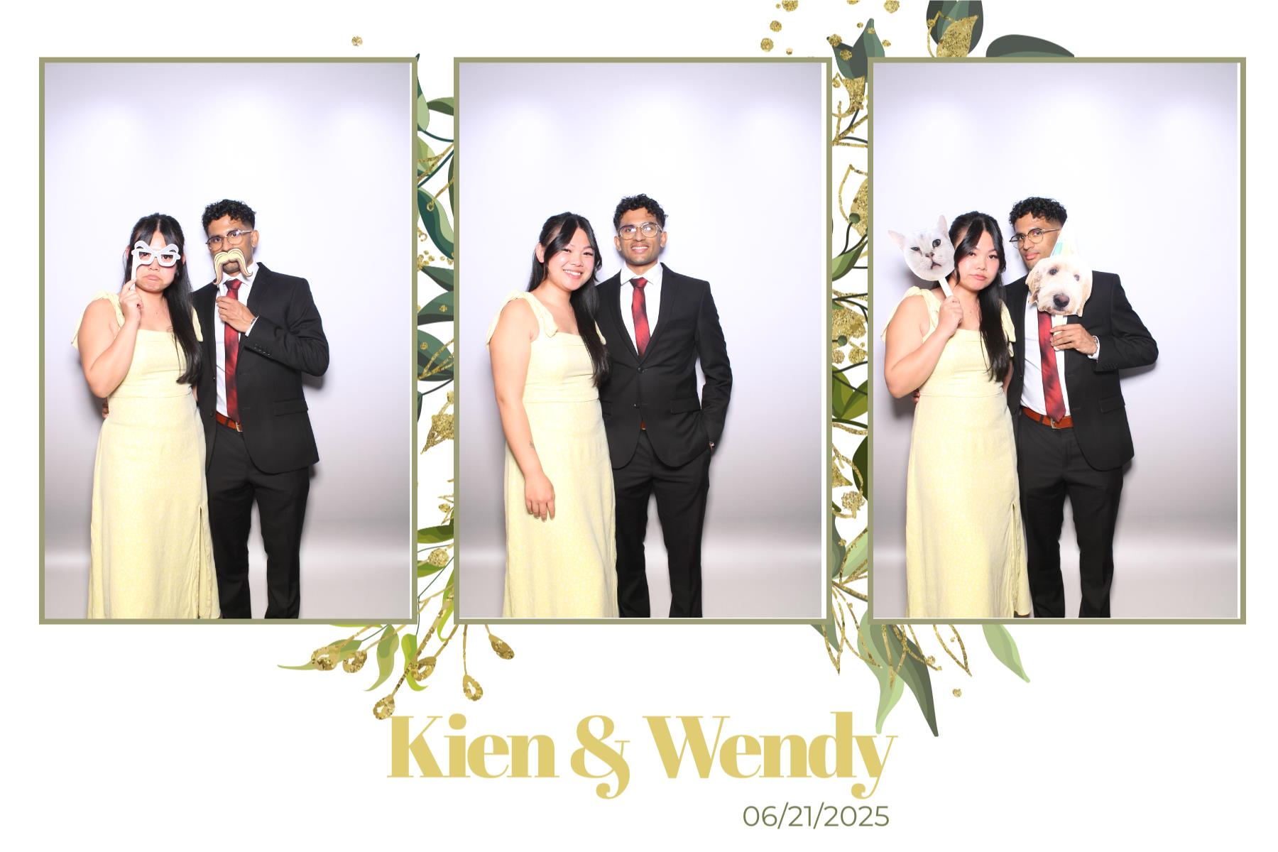Kien & Wendy  | View more photos from the event at gallery.myselfiemirror.ca/u/romanmyselfiemirrorca/Kien-Wendy