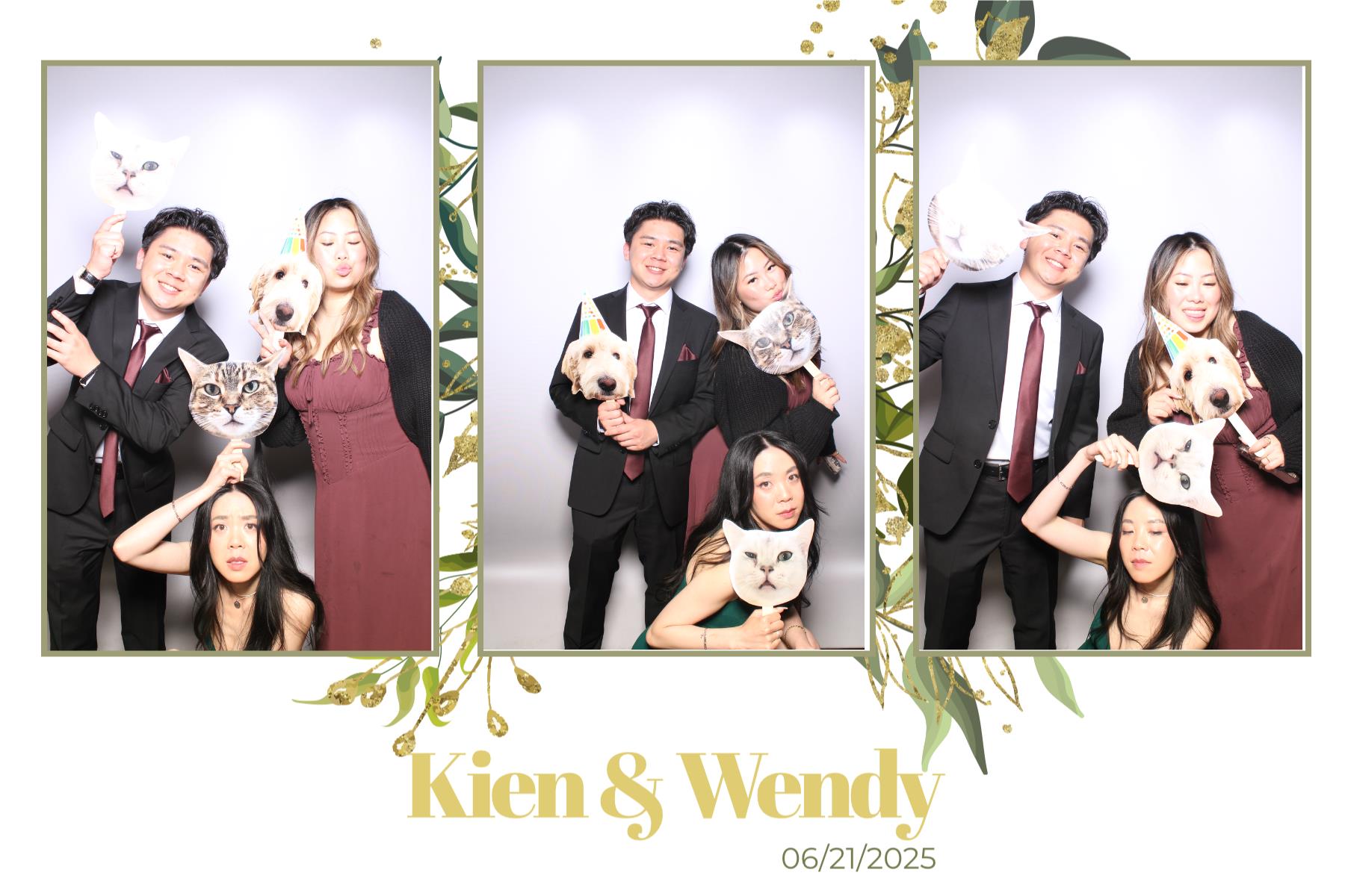 Kien & Wendy  | View more photos from the event at gallery.myselfiemirror.ca/u/romanmyselfiemirrorca/Kien-Wendy