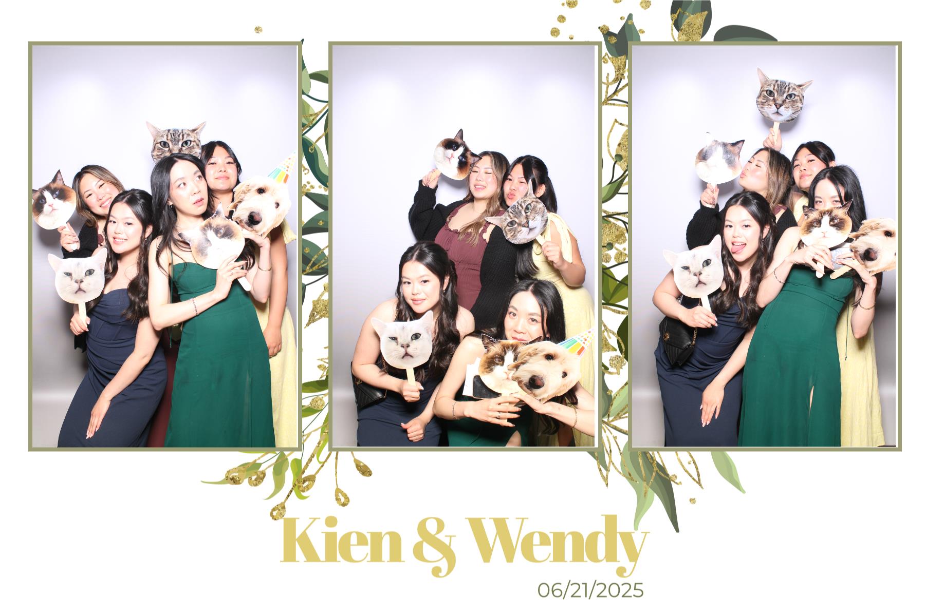 Kien & Wendy  | View more photos from the event at gallery.myselfiemirror.ca/u/romanmyselfiemirrorca/Kien-Wendy