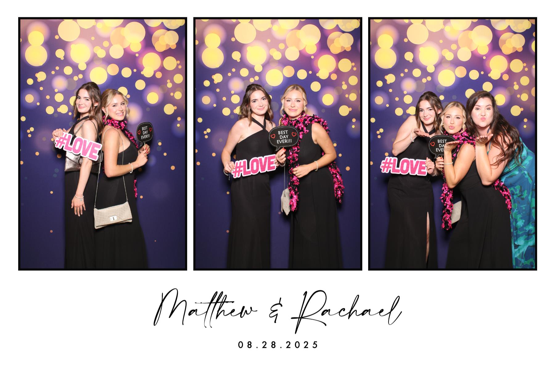 Matthew & Rachael | View more photos from the event at gallery.myselfiemirror.ca/u/romanmyselfiemirrorca/Matthew-Rachael