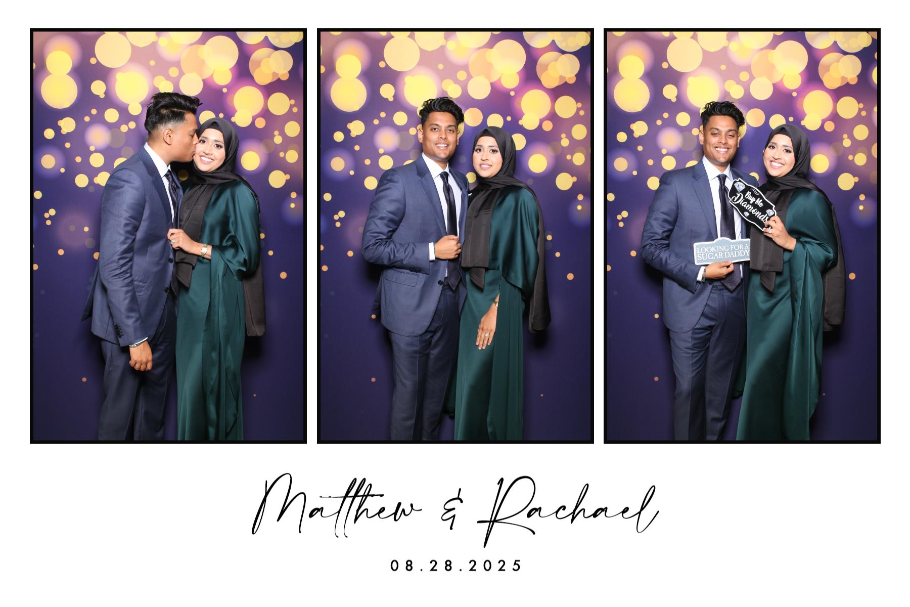 Matthew & Rachael | View more photos from the event at gallery.myselfiemirror.ca/u/romanmyselfiemirrorca/Matthew-Rachael