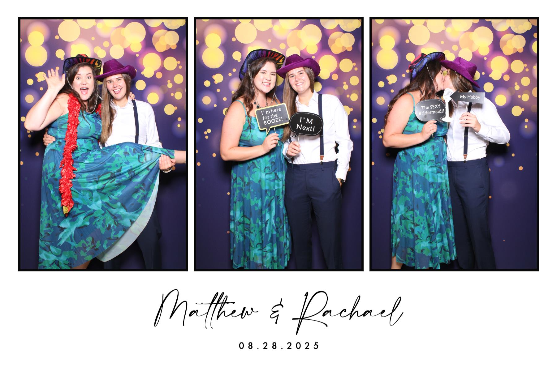 Matthew & Rachael | View more photos from the event at gallery.myselfiemirror.ca/u/romanmyselfiemirrorca/Matthew-Rachael