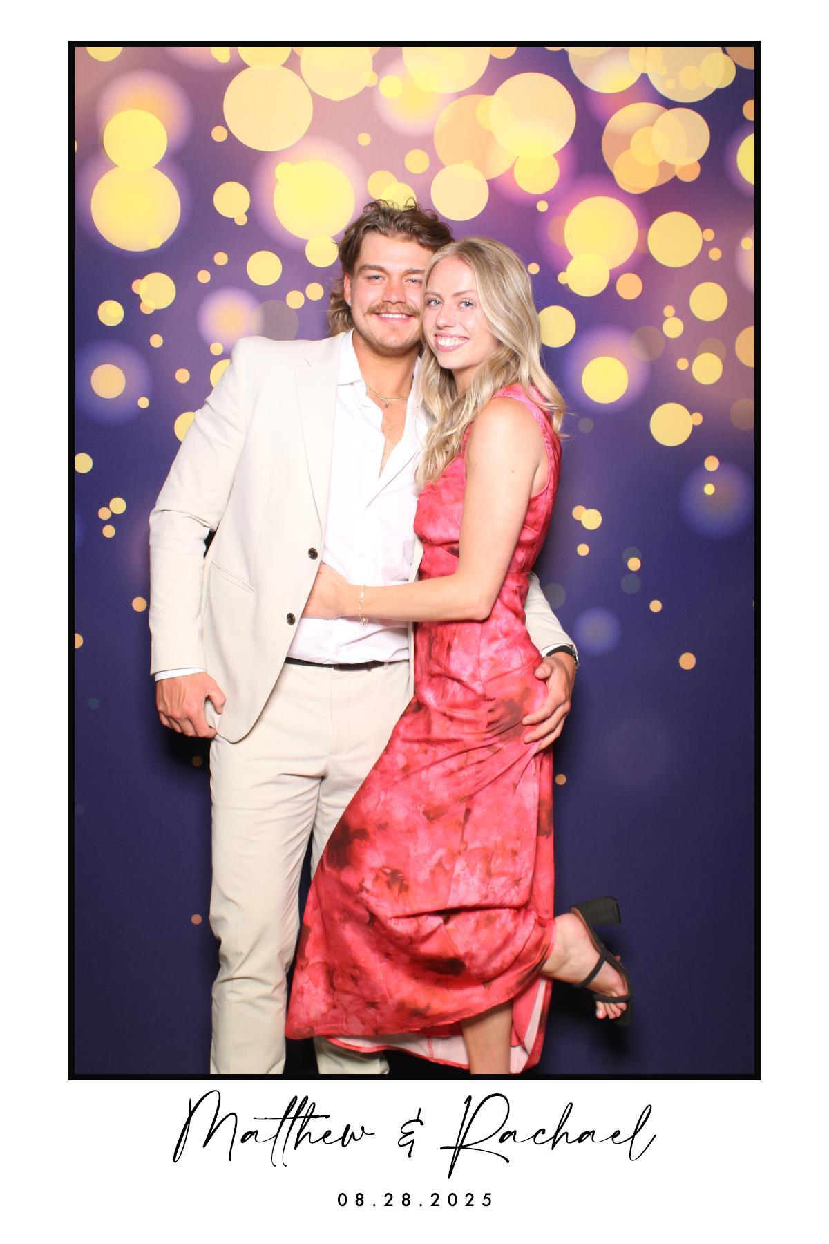 Matthew & Rachael | View more photos from the event at gallery.myselfiemirror.ca/u/romanmyselfiemirrorca/Matthew-Rachael