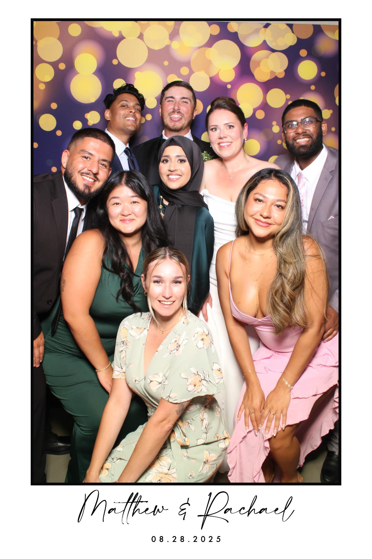 Matthew & Rachael | View more photos from the event at gallery.myselfiemirror.ca/u/romanmyselfiemirrorca/Matthew-Rachael