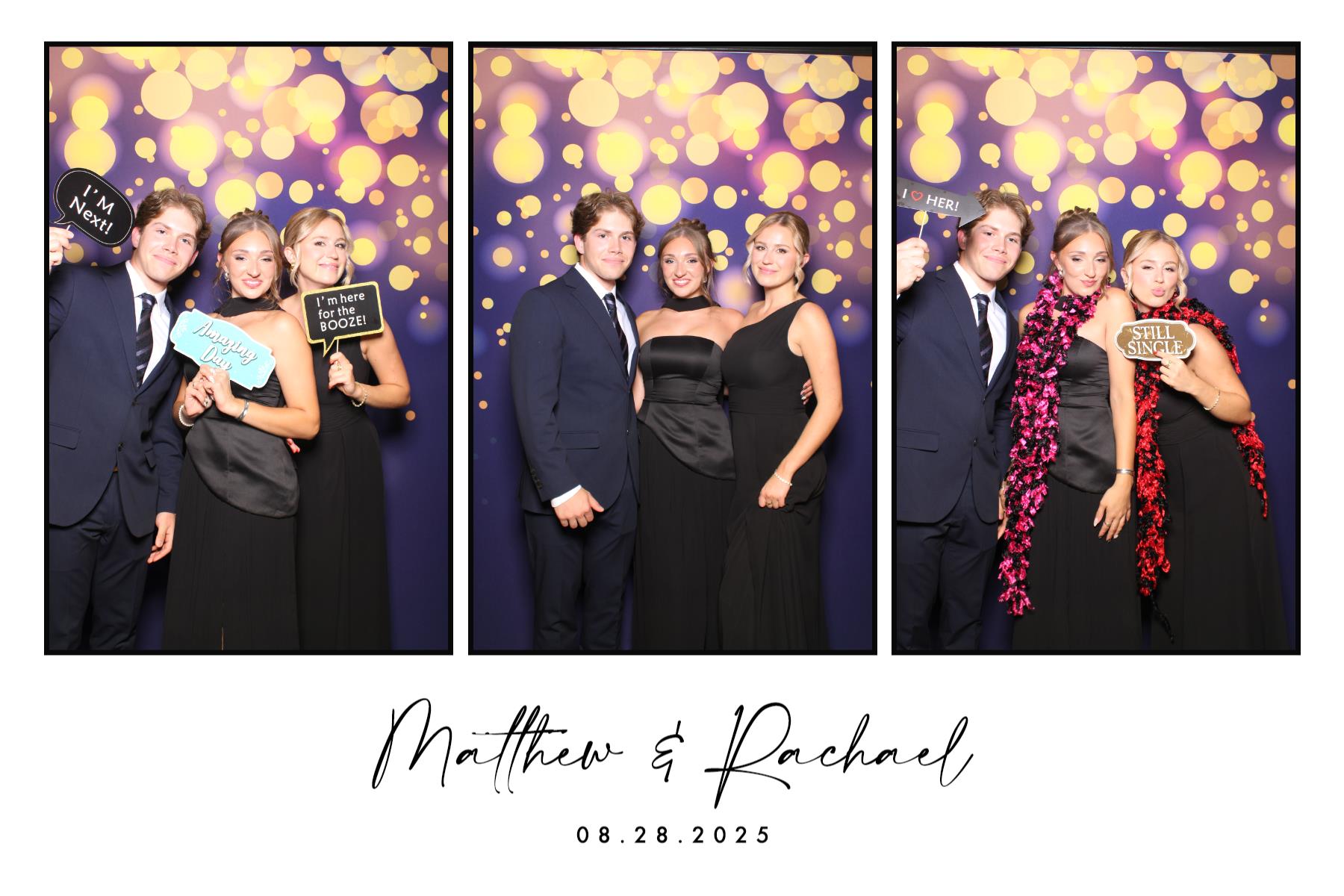 Matthew & Rachael | View more photos from the event at gallery.myselfiemirror.ca/u/romanmyselfiemirrorca/Matthew-Rachael