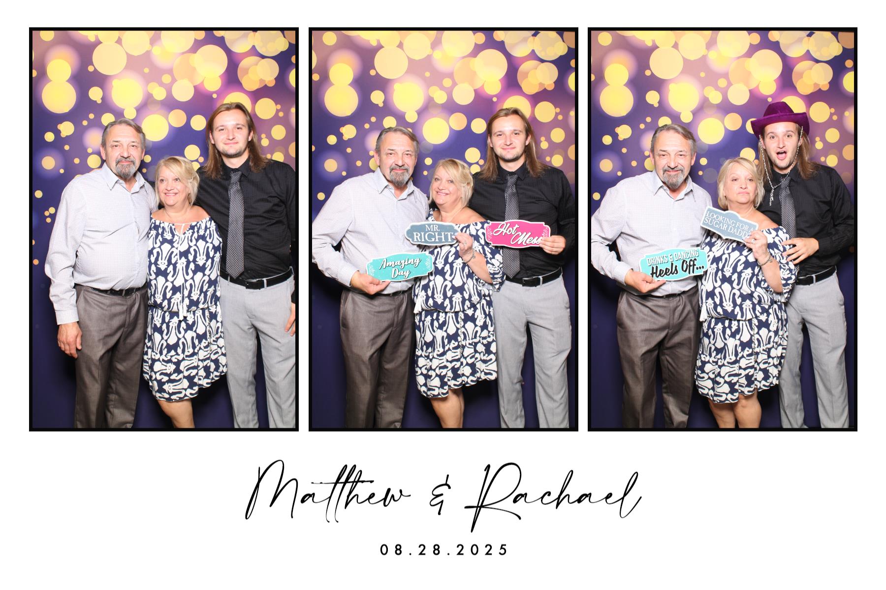 Matthew & Rachael | View more photos from the event at gallery.myselfiemirror.ca/u/romanmyselfiemirrorca/Matthew-Rachael