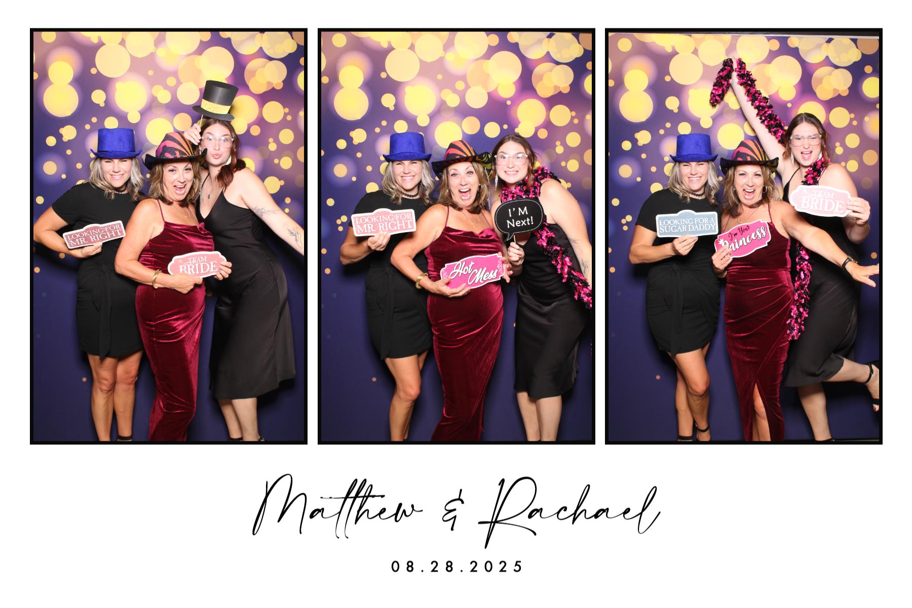 Matthew & Rachael | View more photos from the event at gallery.myselfiemirror.ca/u/romanmyselfiemirrorca/Matthew-Rachael