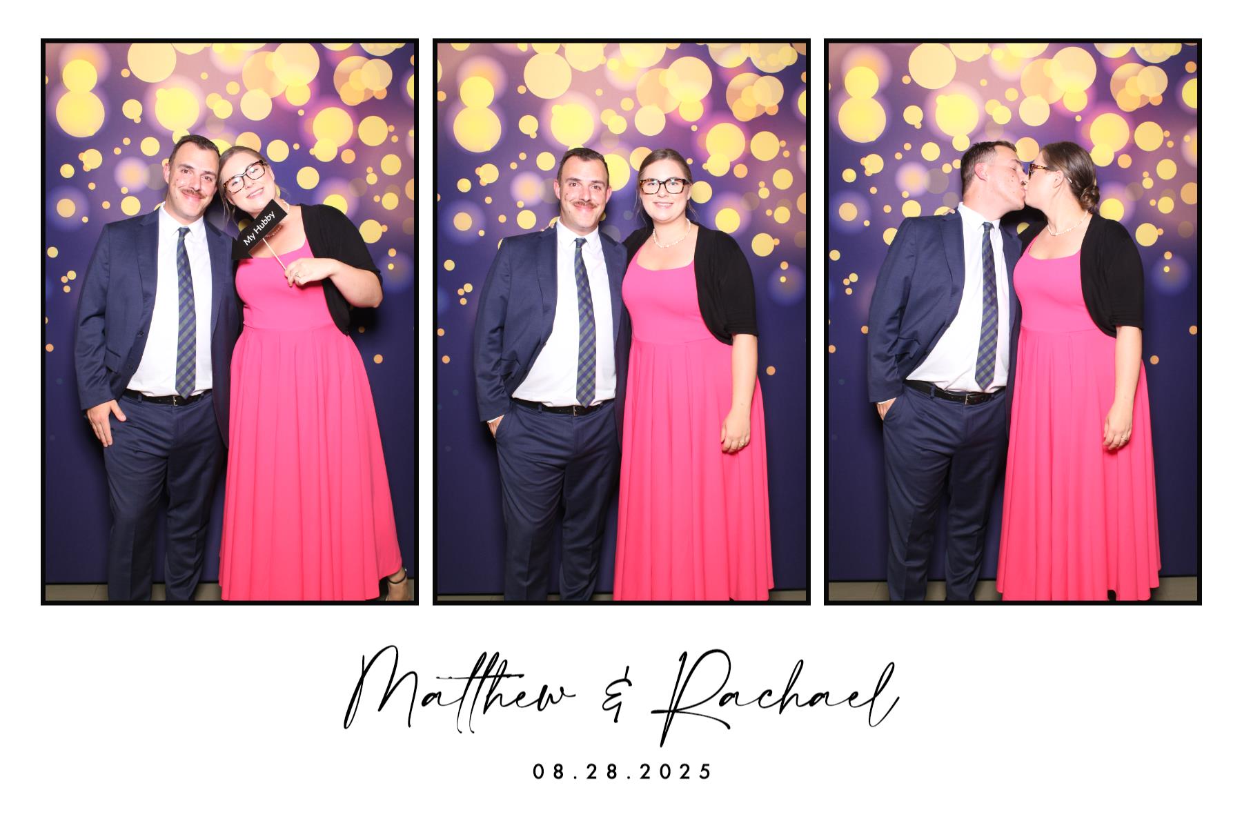 Matthew & Rachael | View more photos from the event at gallery.myselfiemirror.ca/u/romanmyselfiemirrorca/Matthew-Rachael