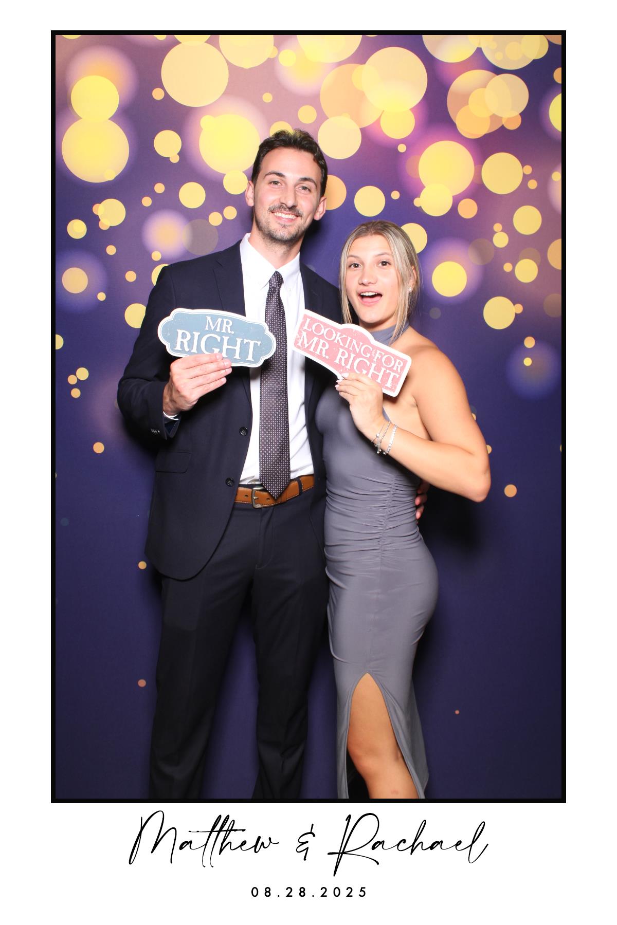 Matthew & Rachael | View more photos from the event at gallery.myselfiemirror.ca/u/romanmyselfiemirrorca/Matthew-Rachael