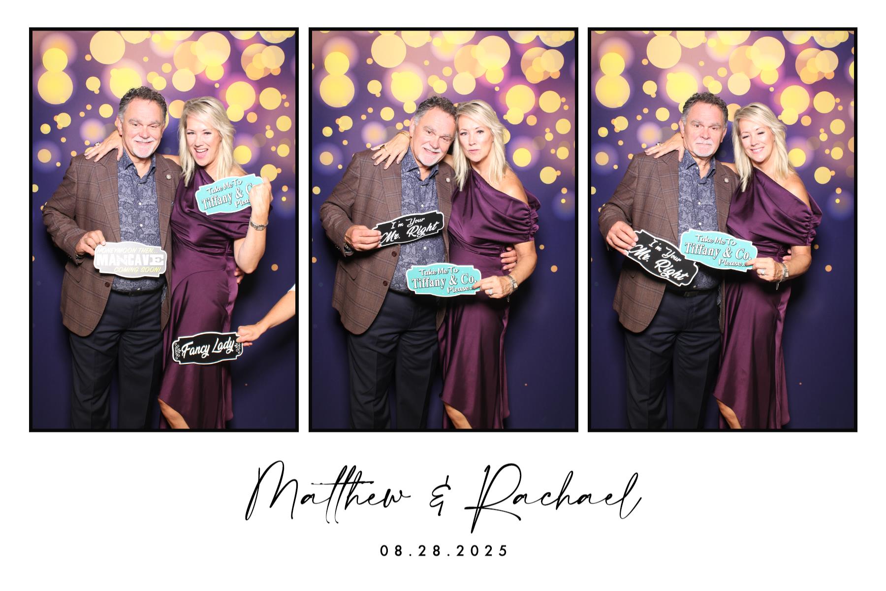 Matthew & Rachael | View more photos from the event at gallery.myselfiemirror.ca/u/romanmyselfiemirrorca/Matthew-Rachael