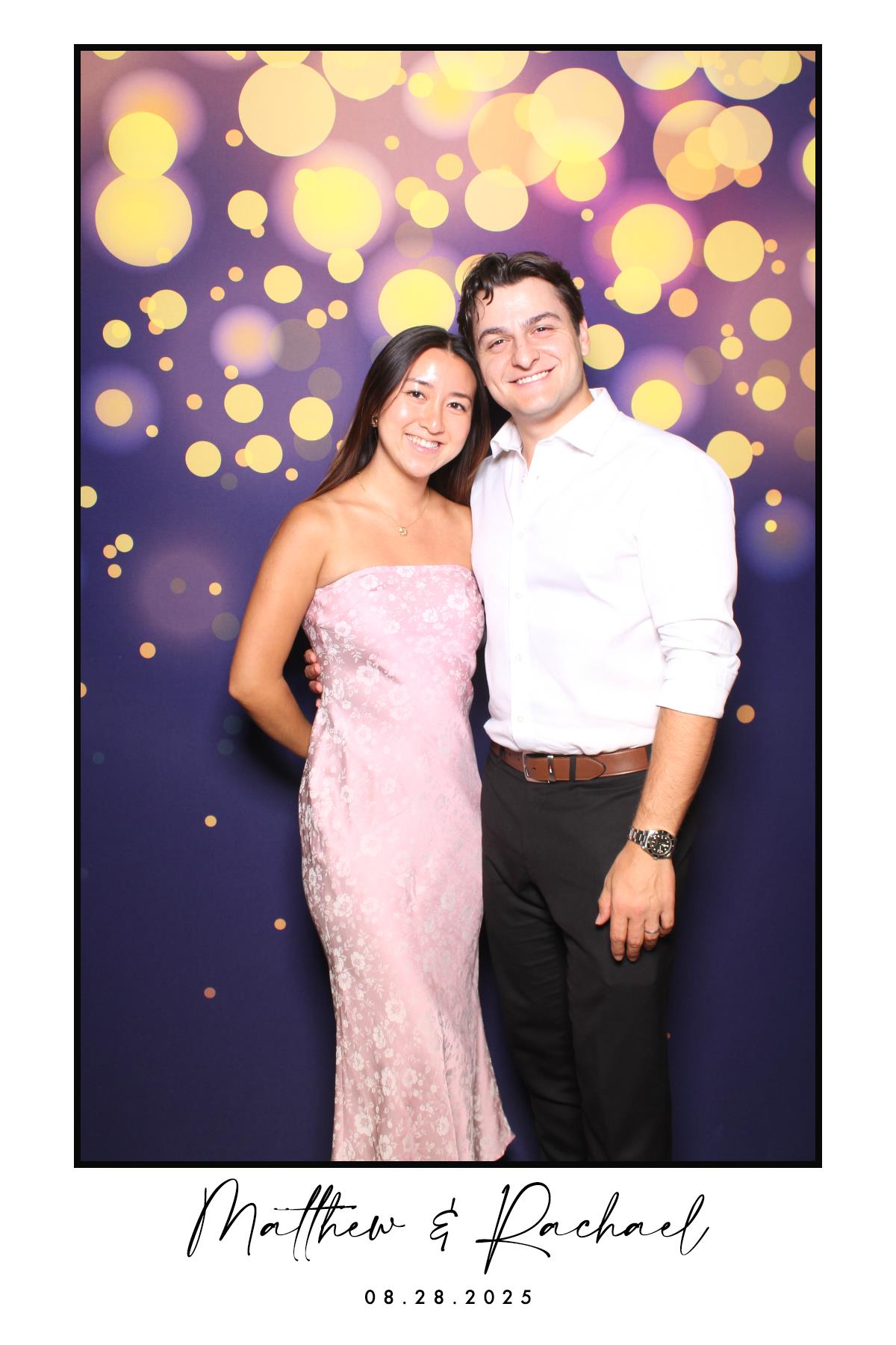 Matthew & Rachael | View more photos from the event at gallery.myselfiemirror.ca/u/romanmyselfiemirrorca/Matthew-Rachael