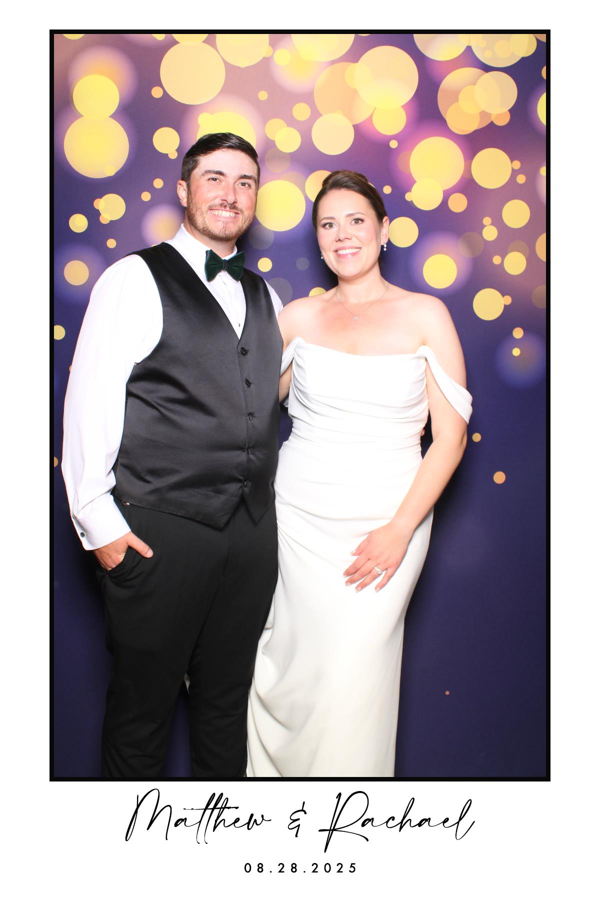 Matthew & Rachael | View more photos from the event at gallery.myselfiemirror.ca/u/romanmyselfiemirrorca/Matthew-Rachael