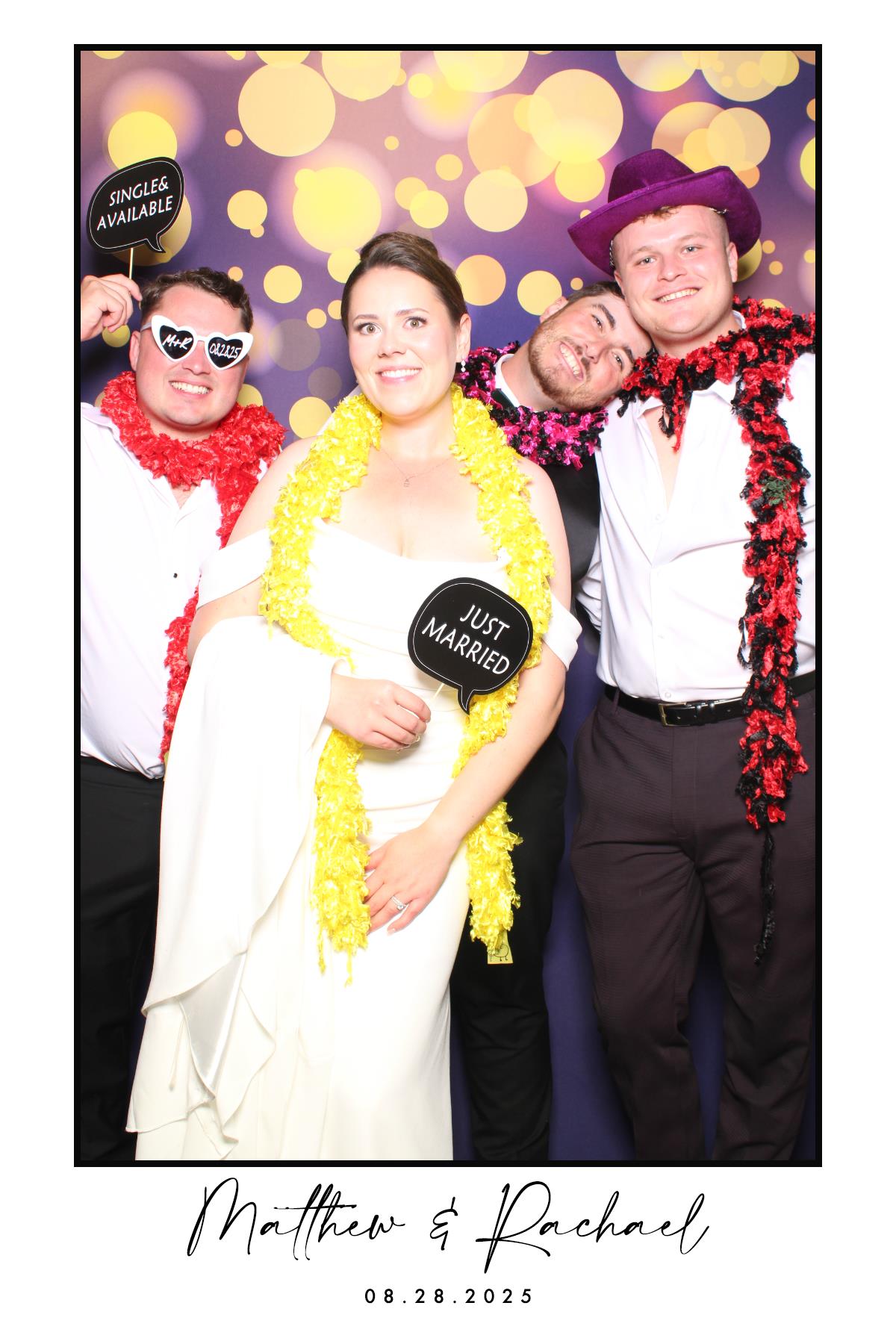 Matthew & Rachael | View more photos from the event at gallery.myselfiemirror.ca/u/romanmyselfiemirrorca/Matthew-Rachael