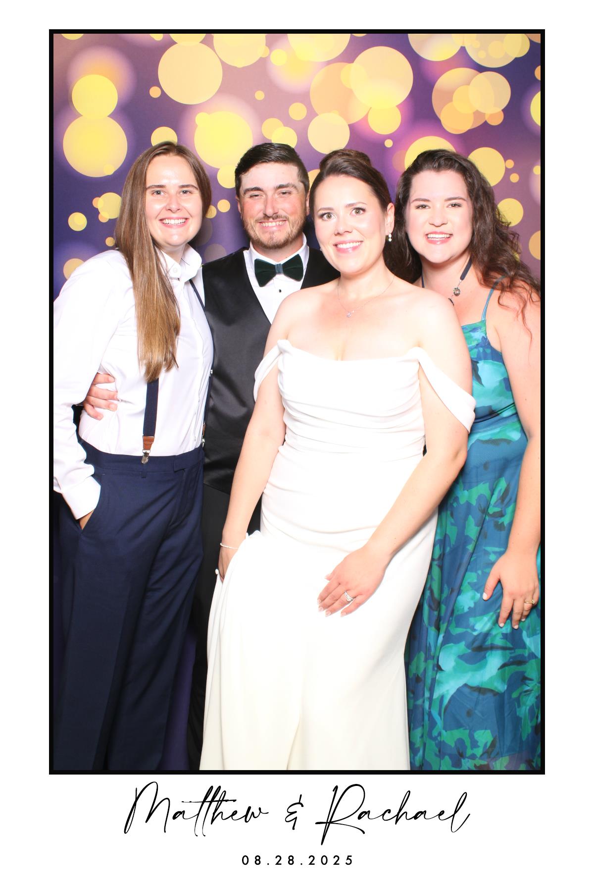 Matthew & Rachael | View more photos from the event at gallery.myselfiemirror.ca/u/romanmyselfiemirrorca/Matthew-Rachael