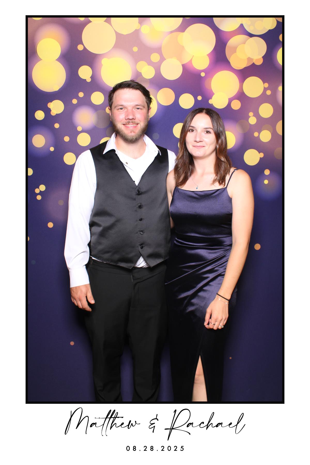 Matthew & Rachael | View more photos from the event at gallery.myselfiemirror.ca/u/romanmyselfiemirrorca/Matthew-Rachael