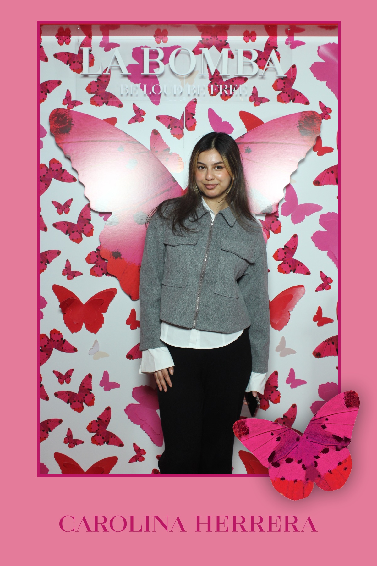 La Bomba by Carolina Herrera | View more photos from the event at gallery.myselfiemirror.ca/u/romanmyselfiemirrorca/La-Bomba-by-Carolina-Herrera