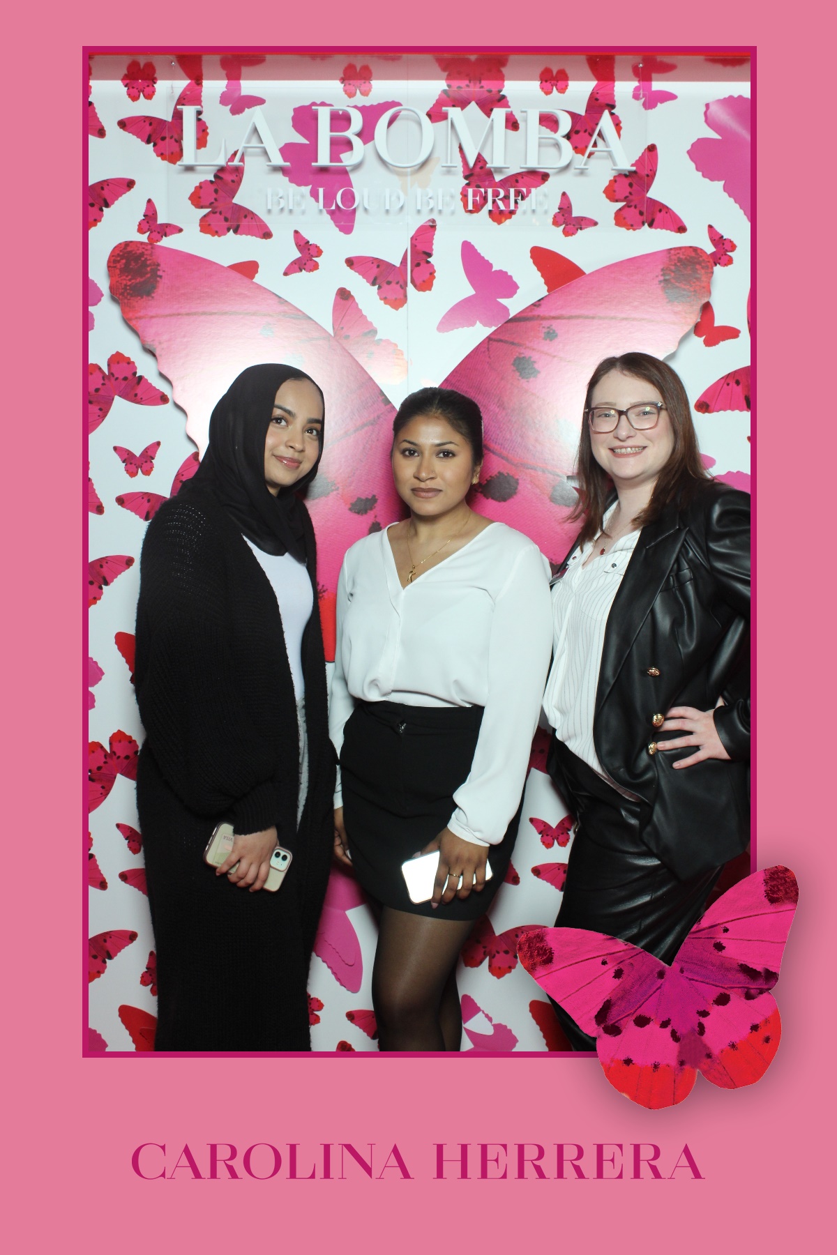 La Bomba by Carolina Herrera | View more photos from the event at gallery.myselfiemirror.ca/u/romanmyselfiemirrorca/La-Bomba-by-Carolina-Herrera