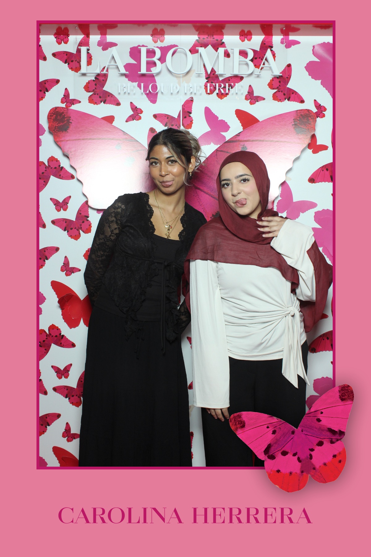 La Bomba by Carolina Herrera | View more photos from the event at gallery.myselfiemirror.ca/u/romanmyselfiemirrorca/La-Bomba-by-Carolina-Herrera