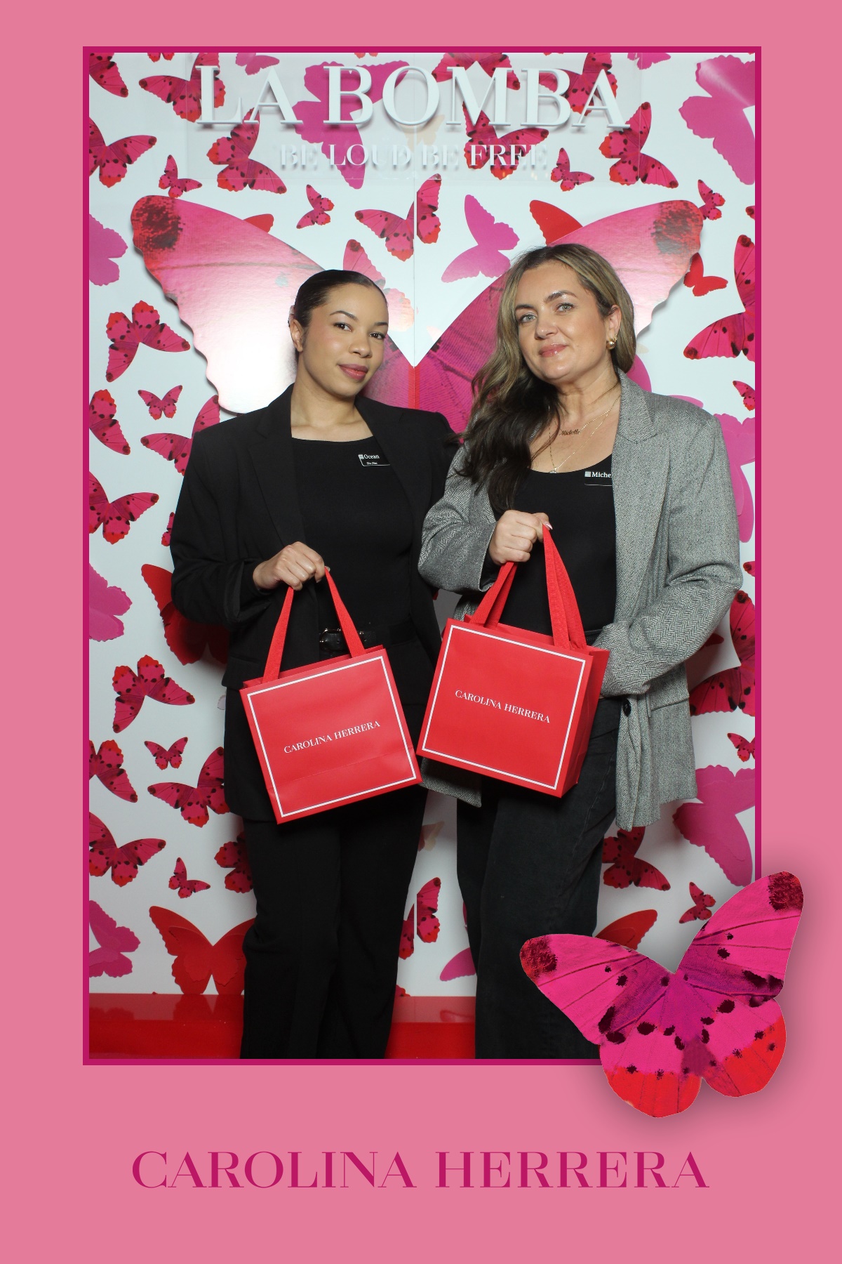 La Bomba by Carolina Herrera | View more photos from the event at gallery.myselfiemirror.ca/u/romanmyselfiemirrorca/La-Bomba-by-Carolina-Herrera