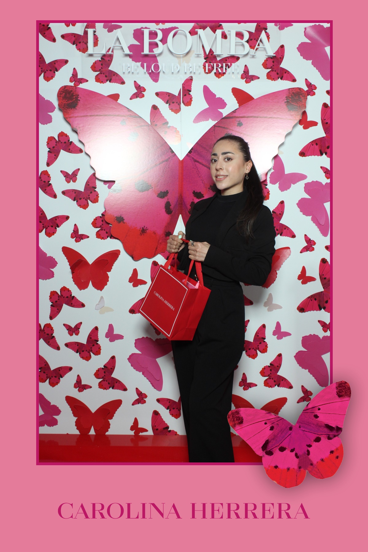 La Bomba by Carolina Herrera | View more photos from the event at gallery.myselfiemirror.ca/u/romanmyselfiemirrorca/La-Bomba-by-Carolina-Herrera