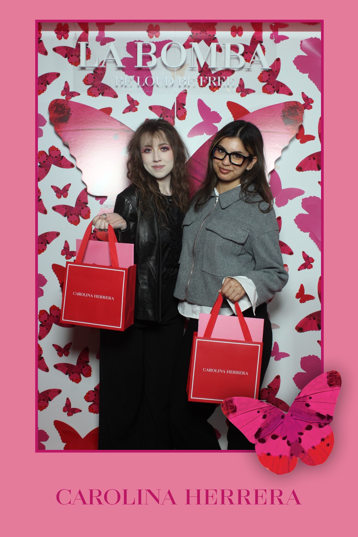 La Bomba by Carolina Herrera | View more photos from the event at gallery.myselfiemirror.ca/u/romanmyselfiemirrorca/La-Bomba-by-Carolina-Herrera