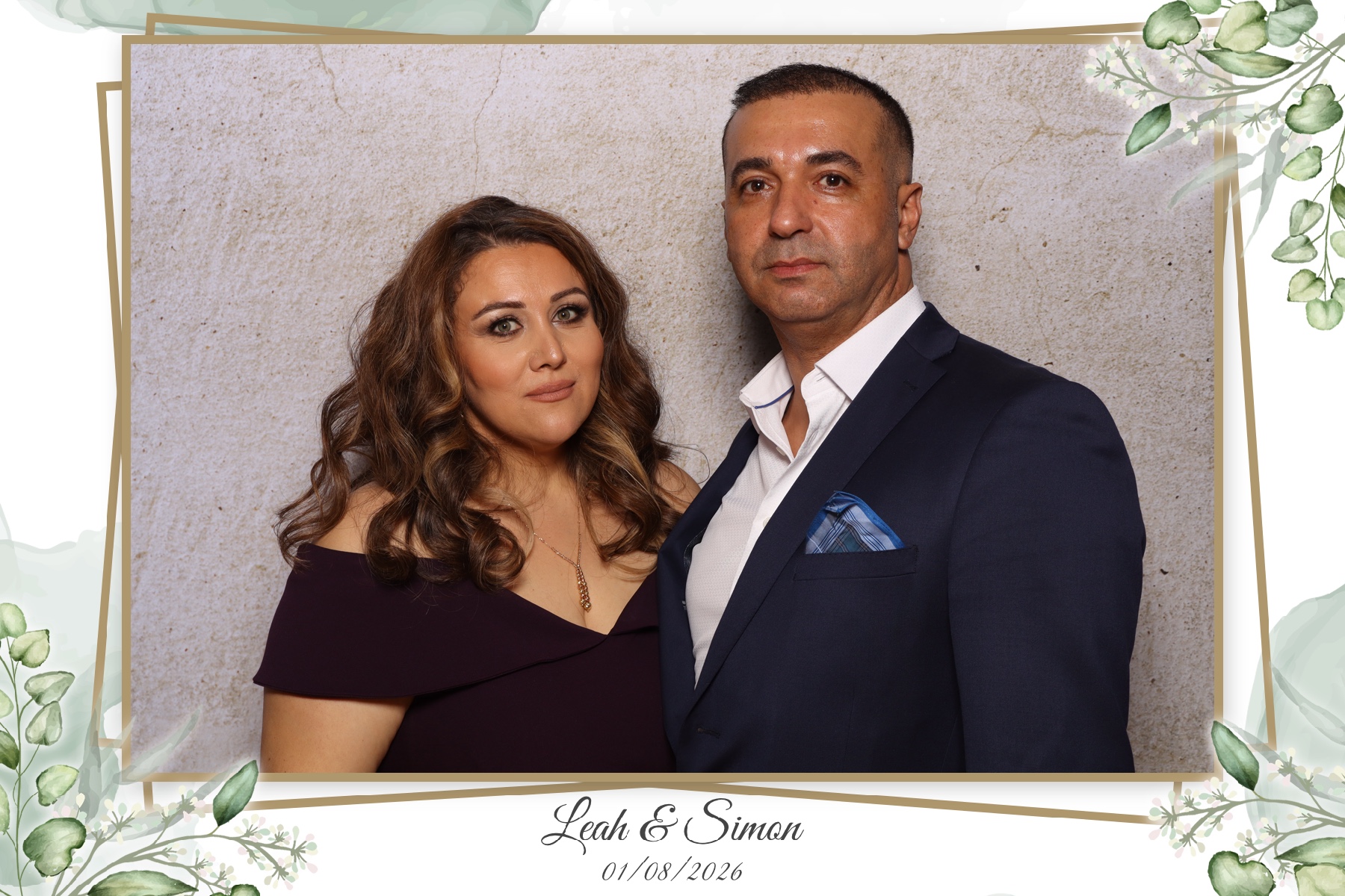 Leah & Simon  | View more photos from the event at gallery.myselfiemirror.ca/u/romanmyselfiemirrorca/Leah-Simon