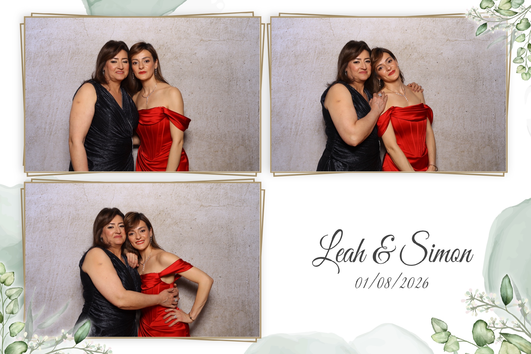 Leah & Simon  | View more photos from the event at gallery.myselfiemirror.ca/u/romanmyselfiemirrorca/Leah-Simon