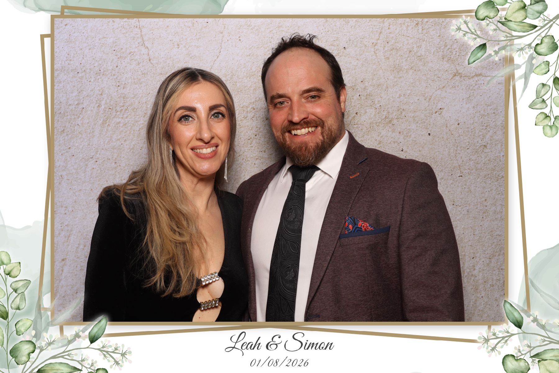 Leah & Simon  | View more photos from the event at gallery.myselfiemirror.ca/u/romanmyselfiemirrorca/Leah-Simon