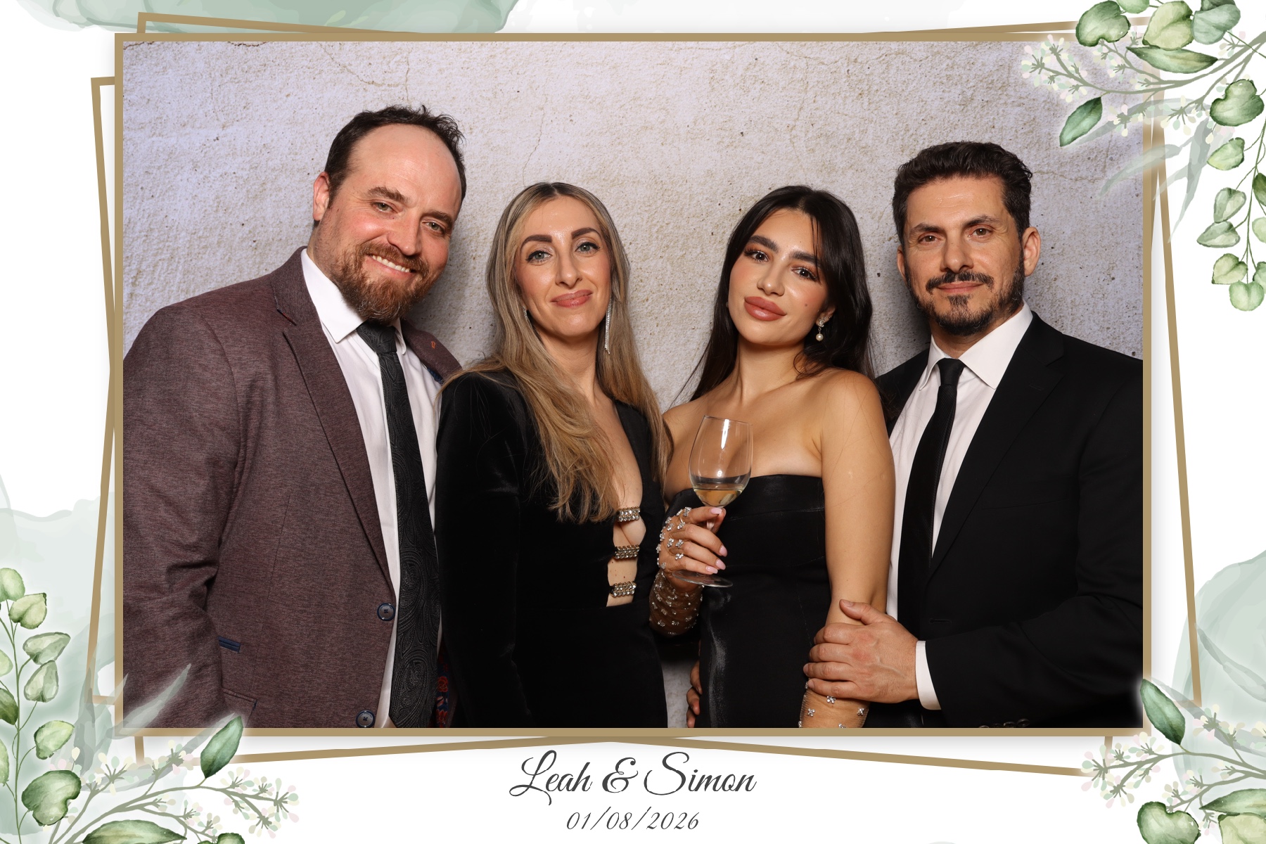 Leah & Simon  | View more photos from the event at gallery.myselfiemirror.ca/u/romanmyselfiemirrorca/Leah-Simon