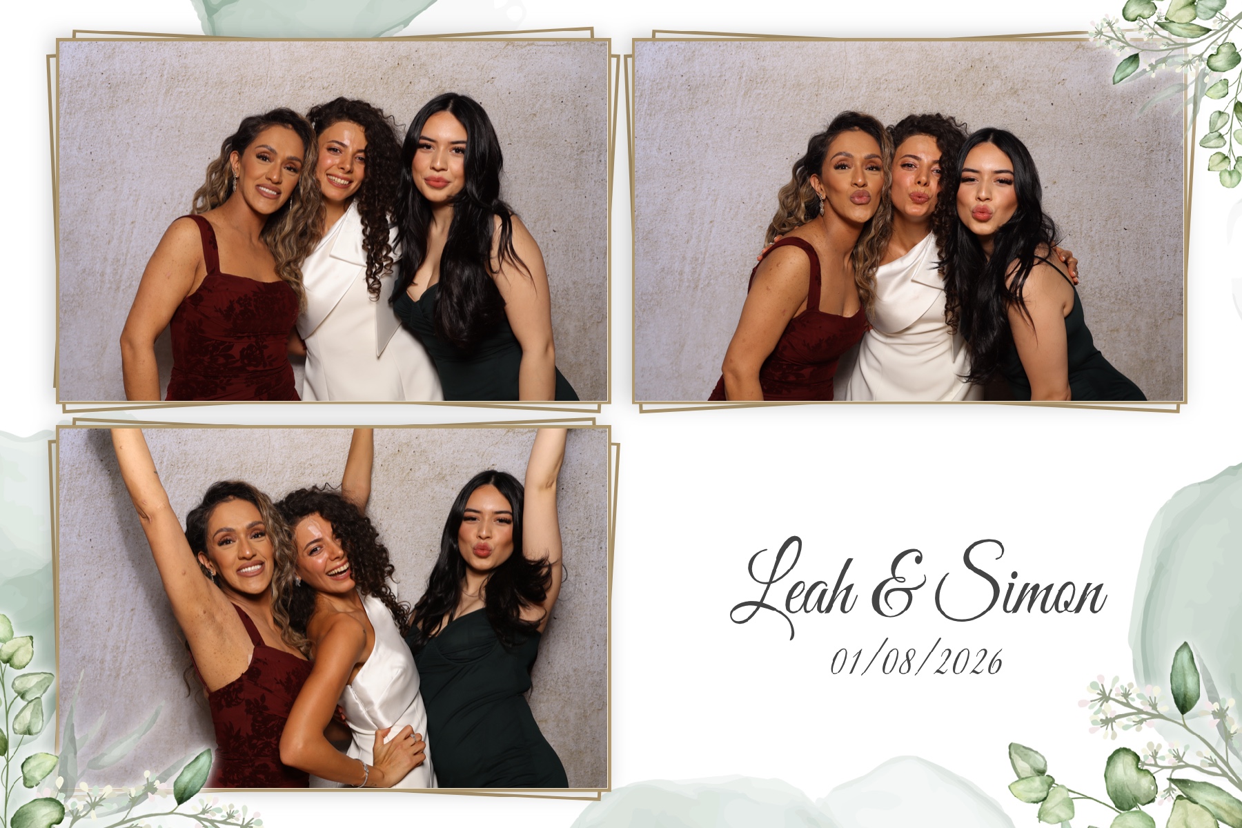 Leah & Simon  | View more photos from the event at gallery.myselfiemirror.ca/u/romanmyselfiemirrorca/Leah-Simon