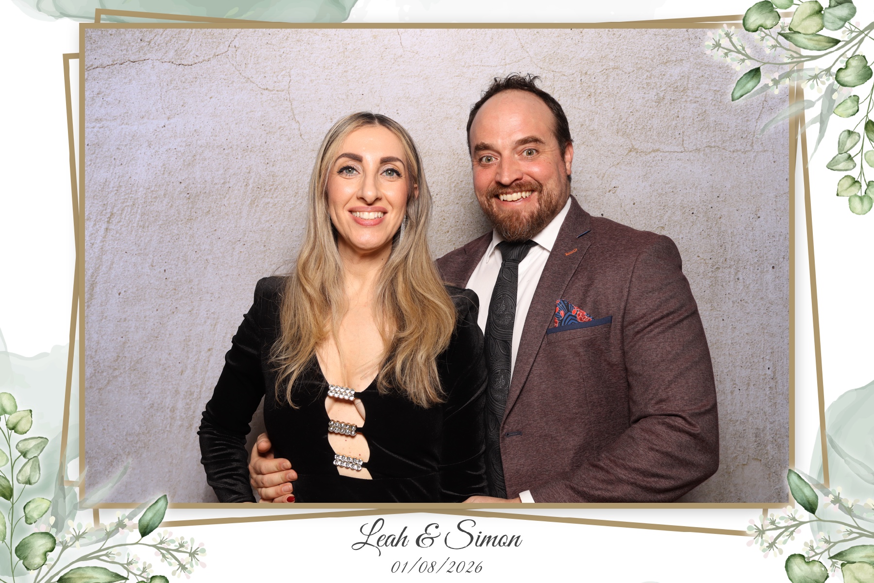 Leah & Simon  | View more photos from the event at gallery.myselfiemirror.ca/u/romanmyselfiemirrorca/Leah-Simon