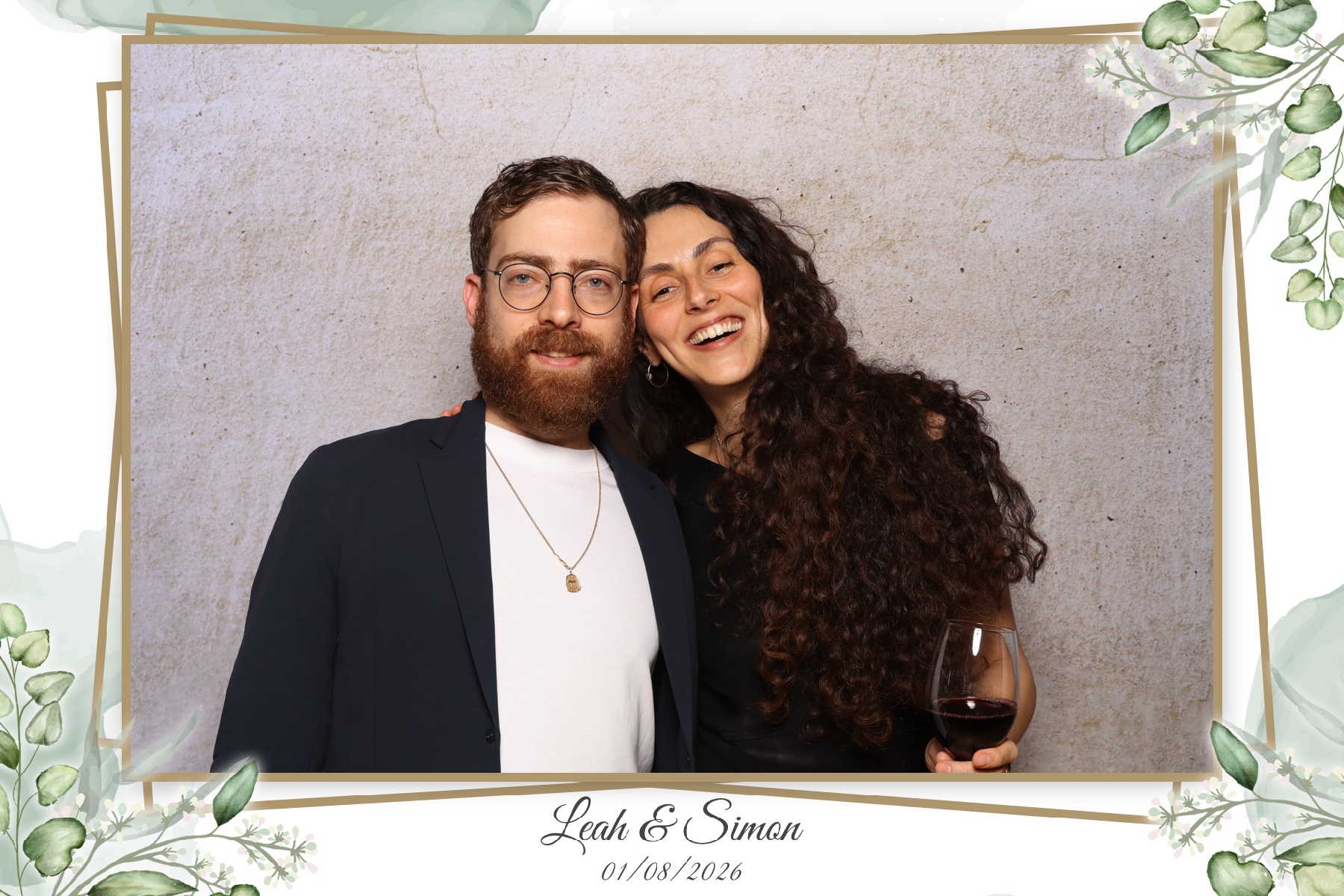 Leah & Simon  | View more photos from the event at gallery.myselfiemirror.ca/u/romanmyselfiemirrorca/Leah-Simon