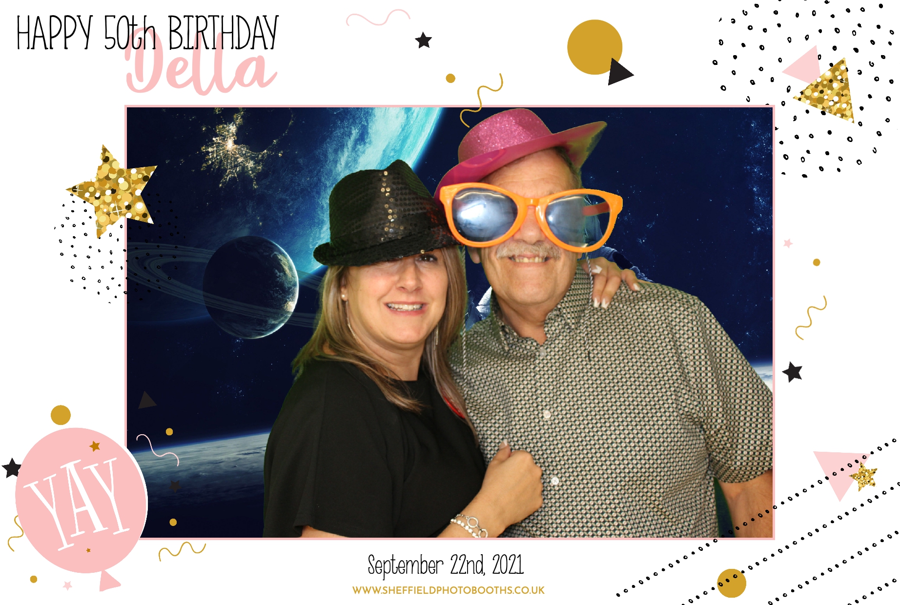 Della's 50th Birthday | View more photos from the event at gallery.4frontevents.co.uk/u/sheffieldphotobooths/Dellas-50th-Birthday